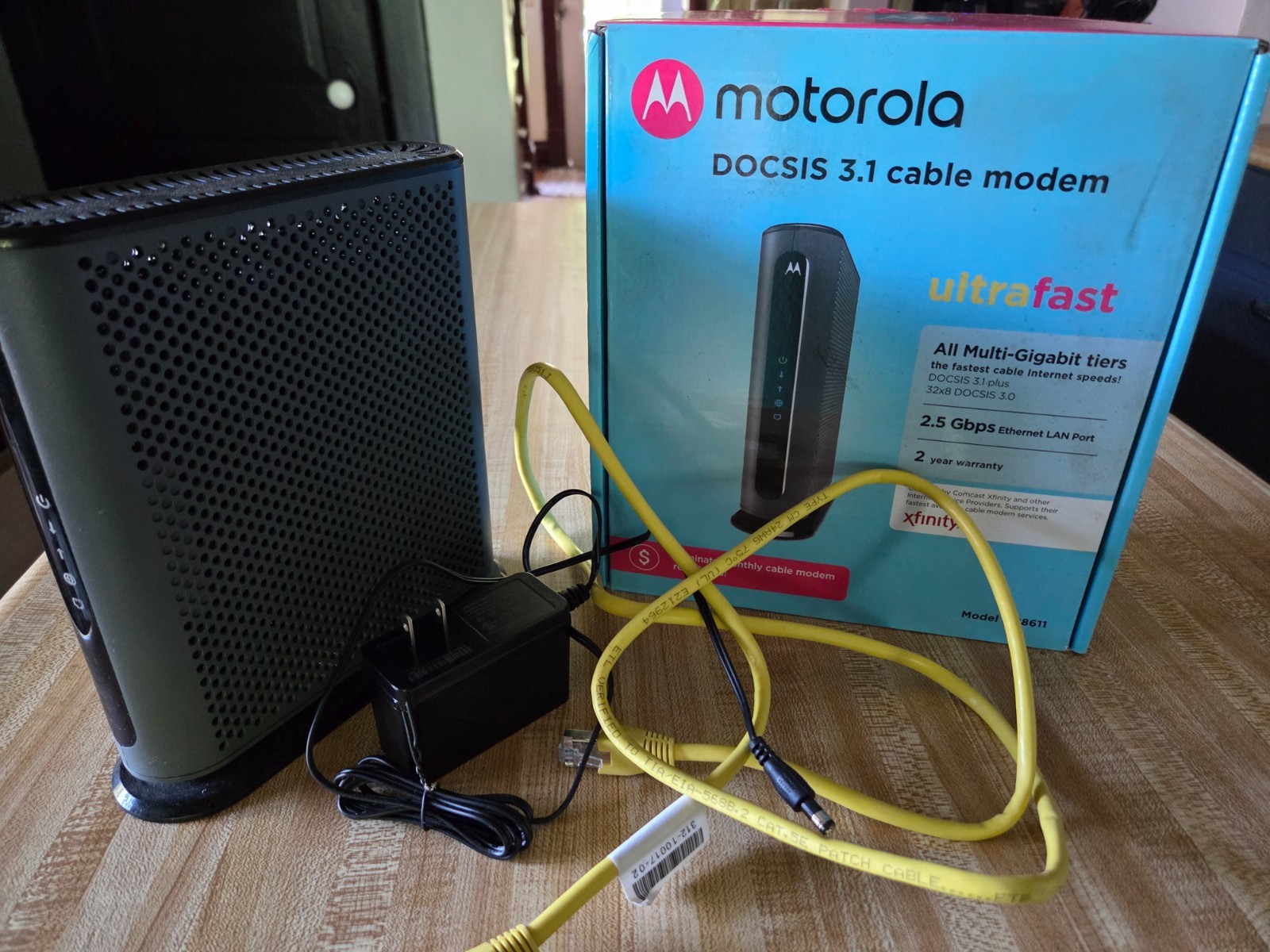 motorola mb8611 docsis 3.1 multi-gig cable modem