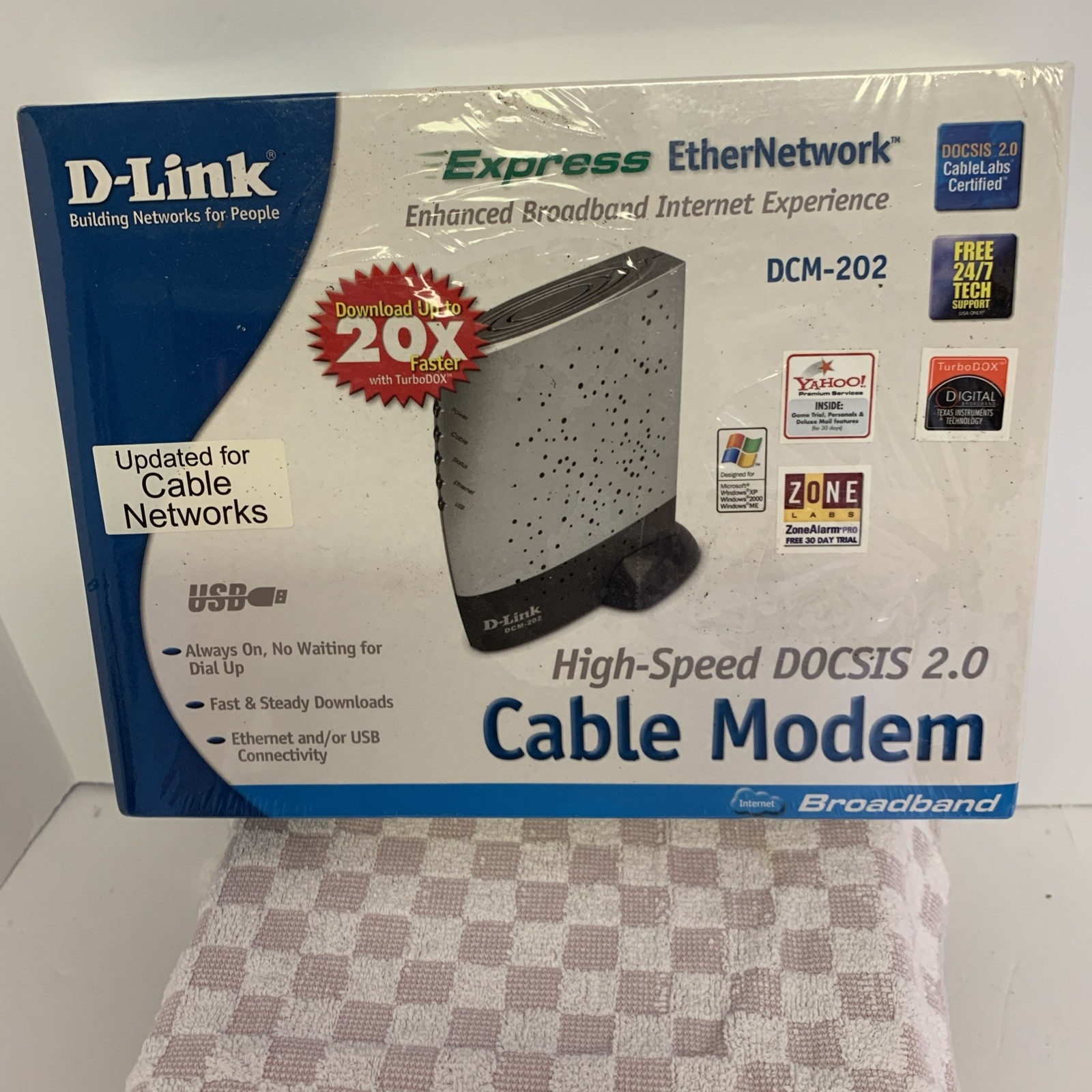 D-Link broadband Cable Modem DCM-202 / New Unopened