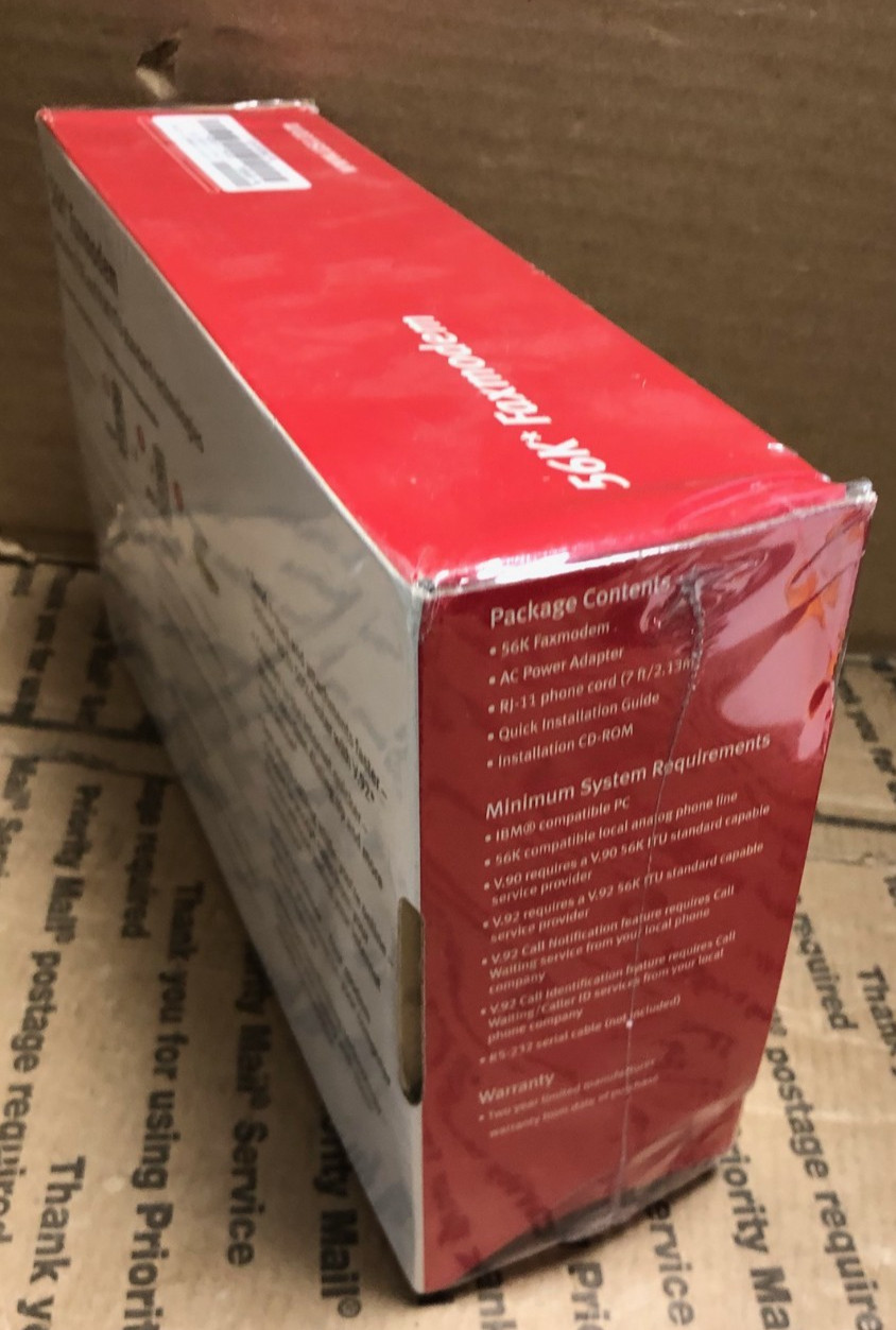 (NEW!) US Robotics 56K Serial Controller Faxmodem USR5686E V.92 V.90