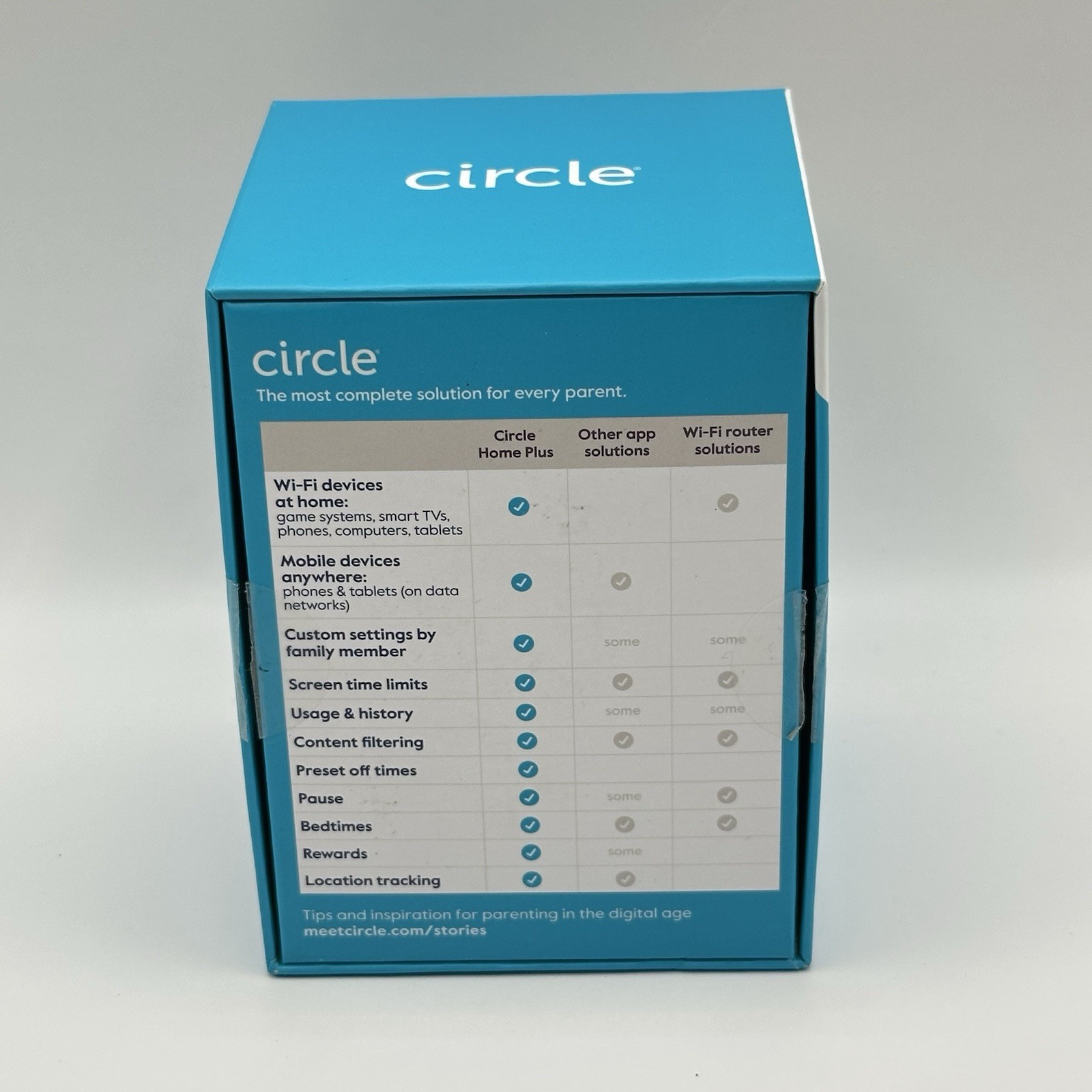 Circle CIR2001 Wireless Parental Controls Device – White – QR Code Issue