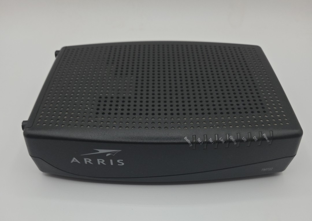 ARRIS TM722G/CT Cable Modem DOCSIS 3.0 – Tested & Working