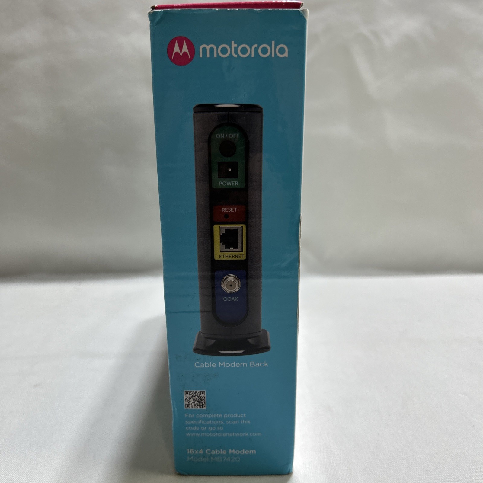 The Motorola MB7420 DOCSIS 3.0 cable modem