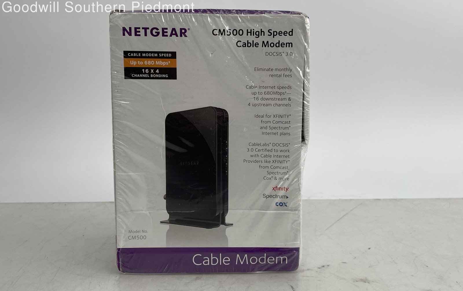 NETGEAR CM500 DOCSIS 3.0 680Mbps Cable Modem – New