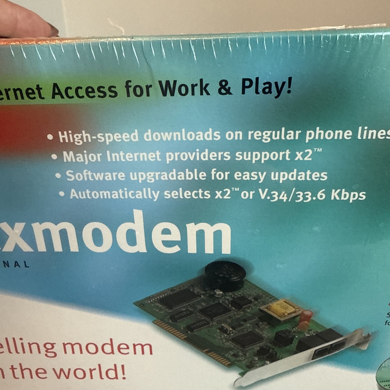 US Robotics Sportster 56K Faxmodem Internal Vintage Model No 1787/PC Plug & Play