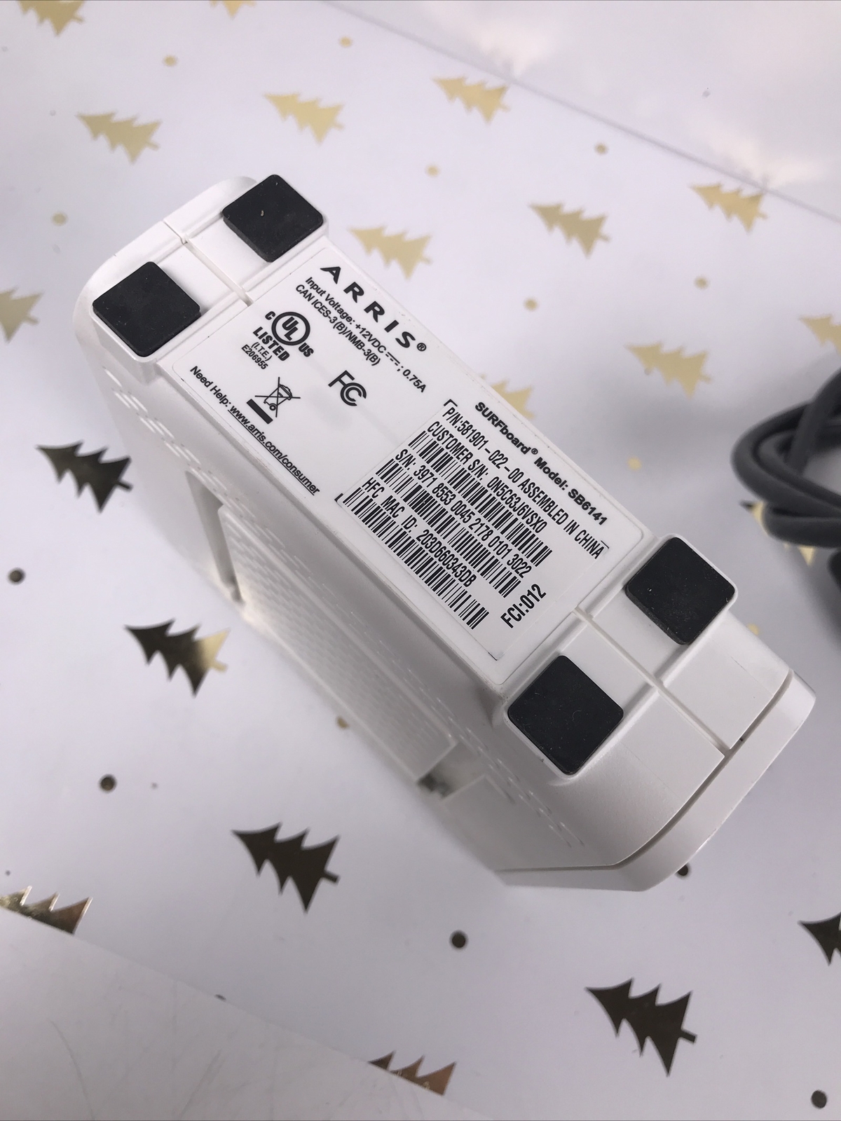 ARRIS SURFboard SB6141 Docsis 3.0 Cable Modem