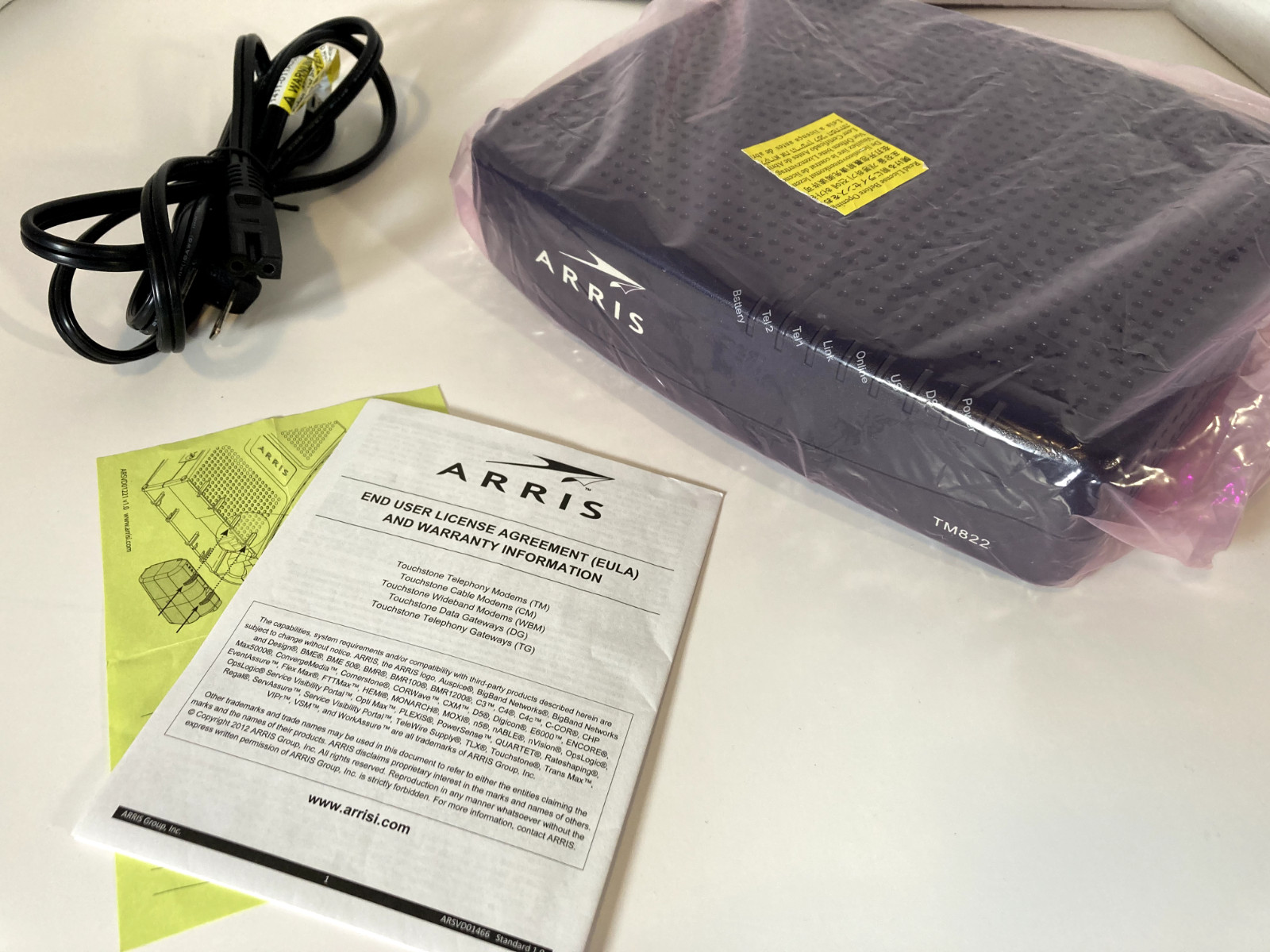 Arris TM822G DOCSIS 3.0 Cable VoIP Telephony Modem Comcast Cox Xfinity WOW