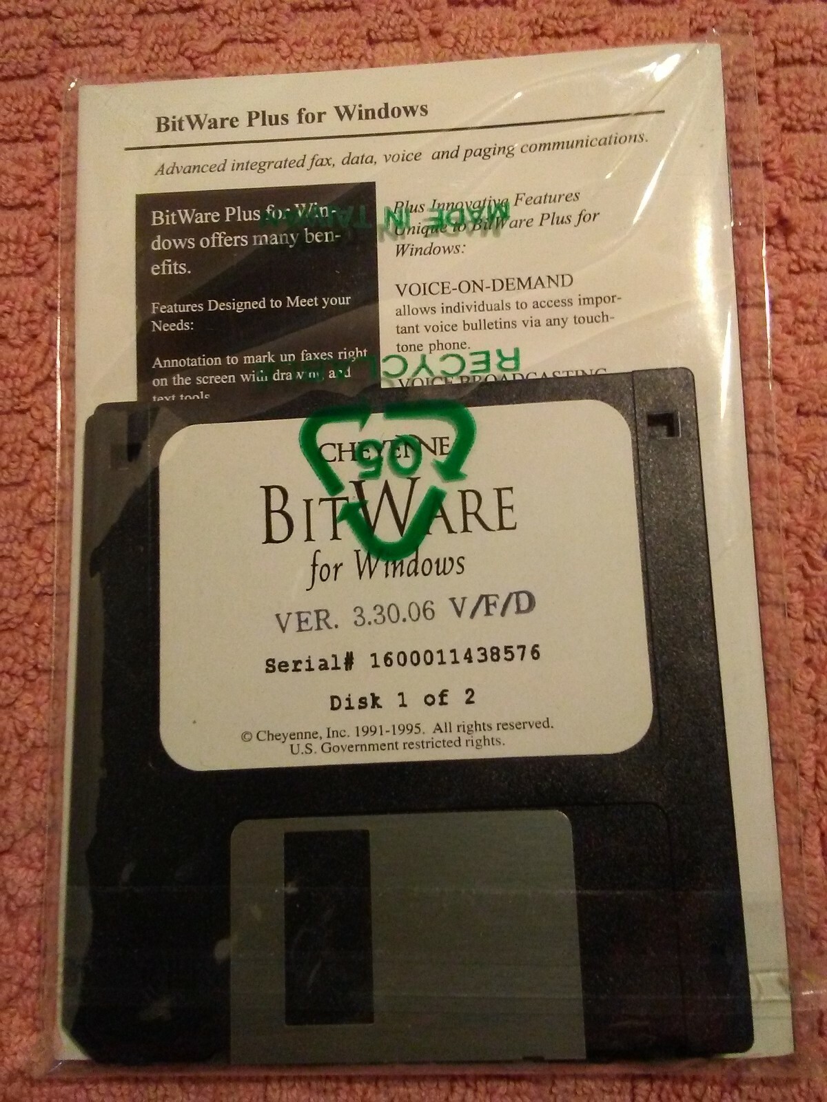BEST DATA Products Inc. Smart One 2834FX Modem V.34 28,800 bps with Mac Software
