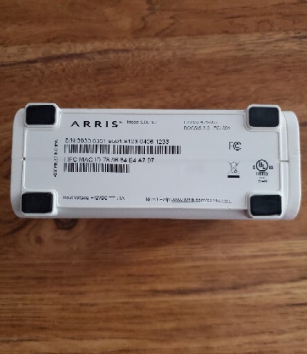 Arris SURFboard Model SB6183 DOCSIS 3.0 Modem No Cable