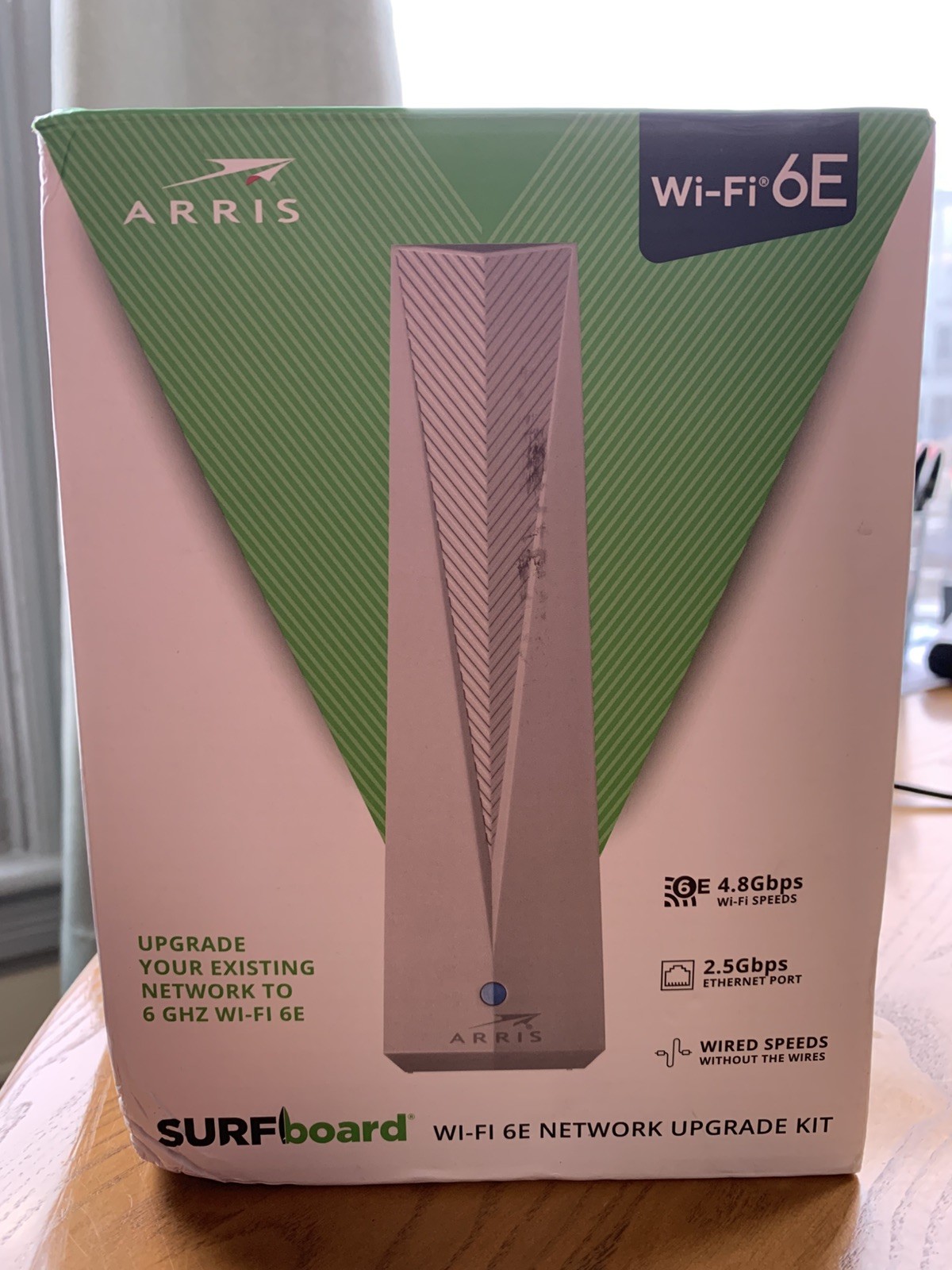 ARRIS Surfboard Wi-Fi 6E Network Upgrade Adapter Kit 6GHz W6U Brand New-Open Box