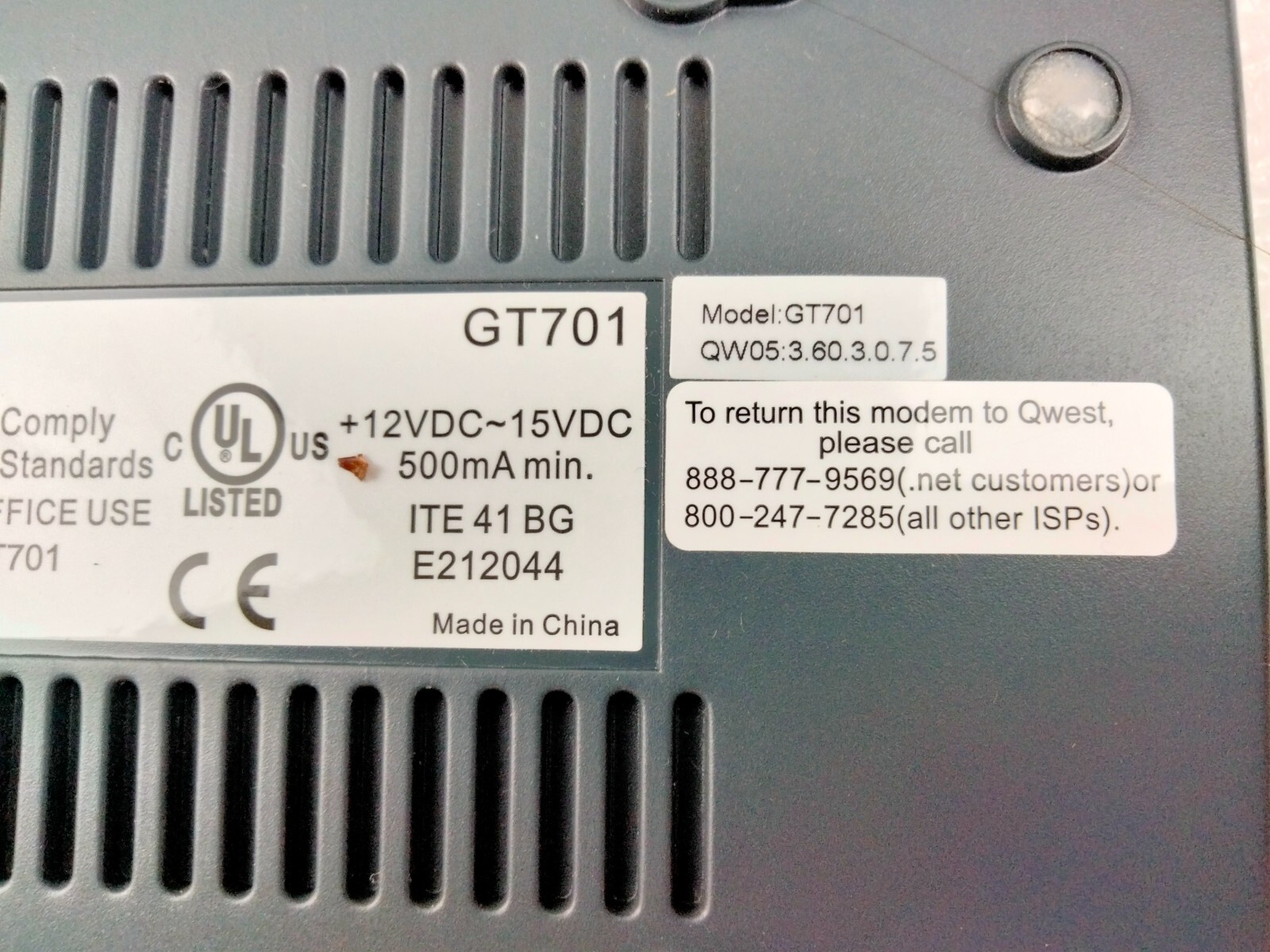 New ActionTec DSL Modem With Wireless Gateway GT701 Same Day Shipping