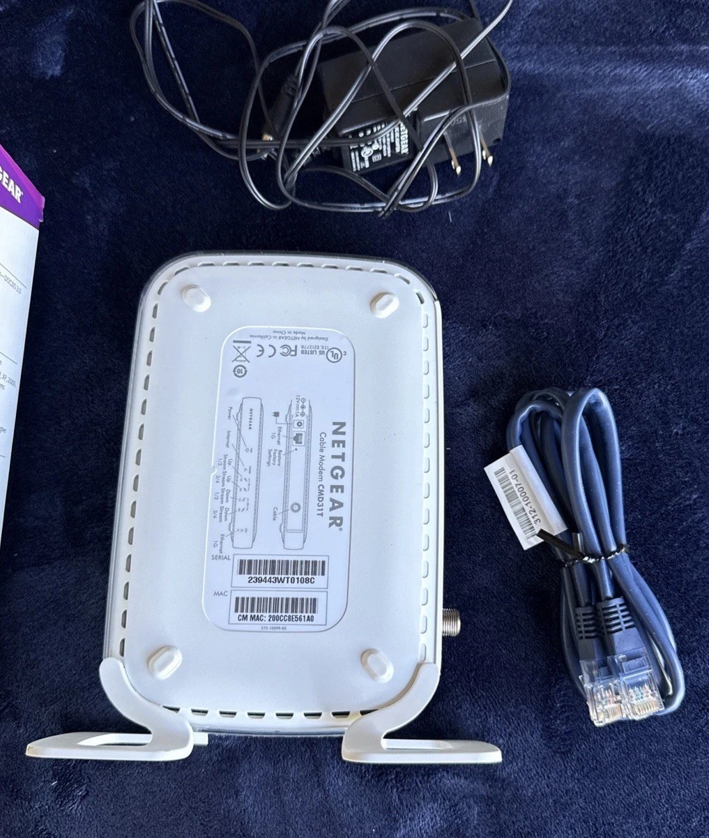 NETGEAR CMD31T High Speed Cable Modem Read Desc