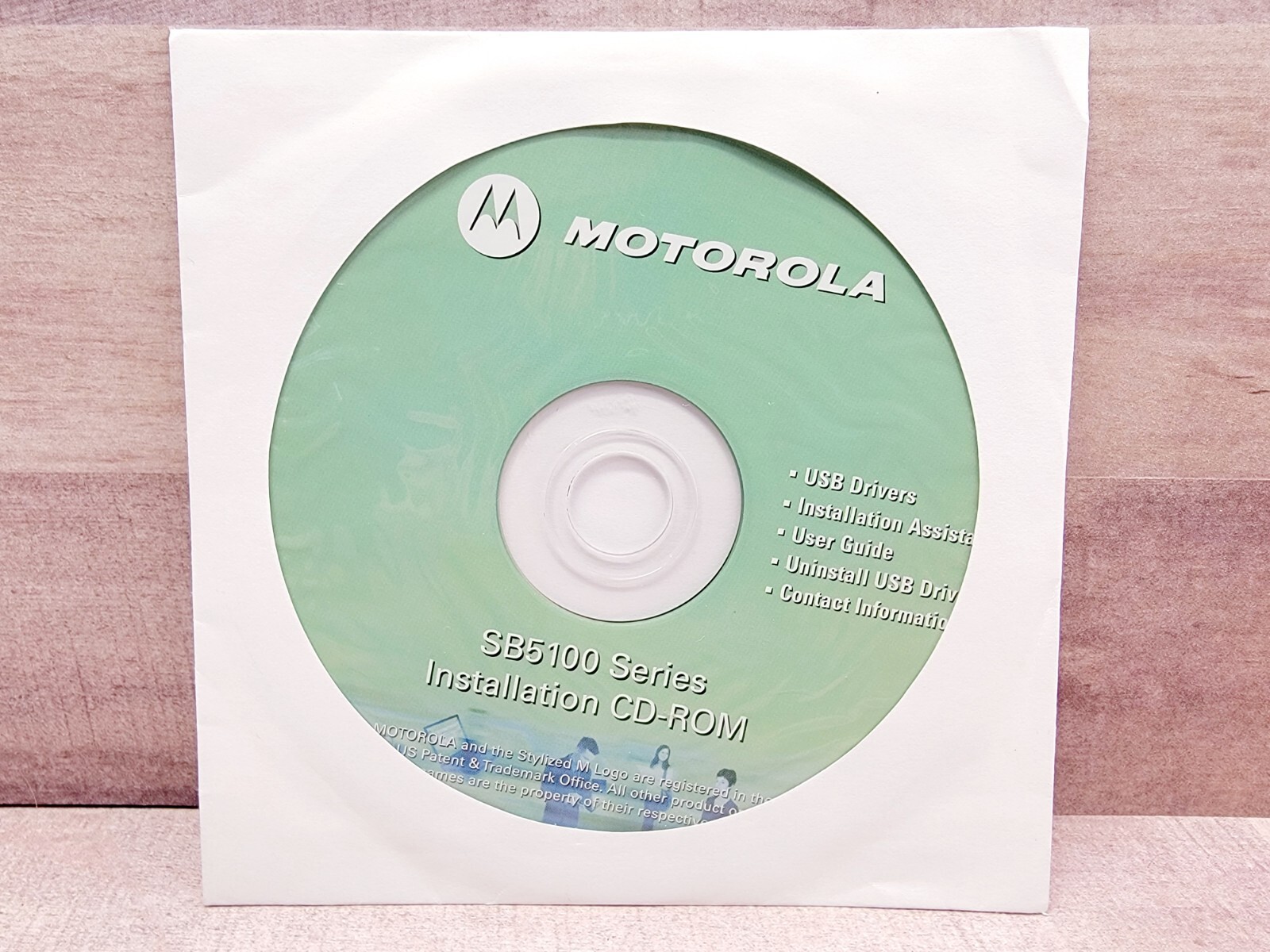 Motorola CD-ROM SB5100 Series Cable Modem Software NEW FACTORY SEALED