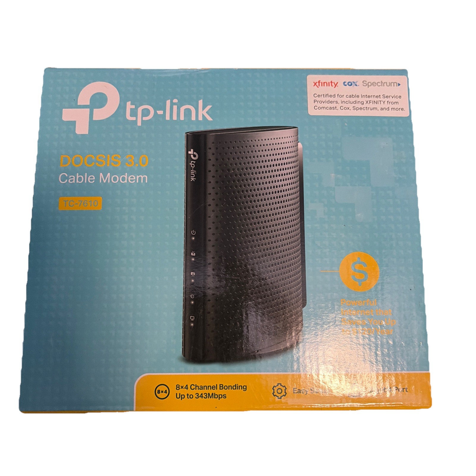 TP-Link TC-7610 DOCSIS 3.0 (8x) Cable Modem