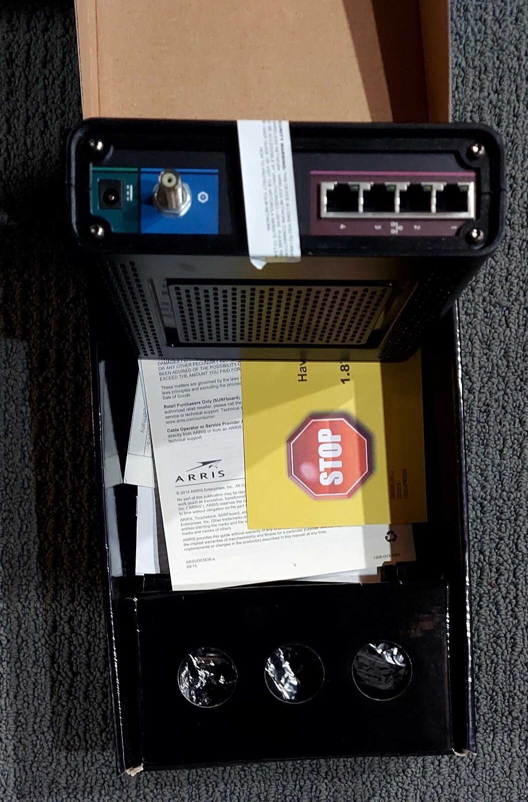 Motorola SURFboard SBG 6580 DOCSIS 3.0 Cable Modem Wifi-N Router