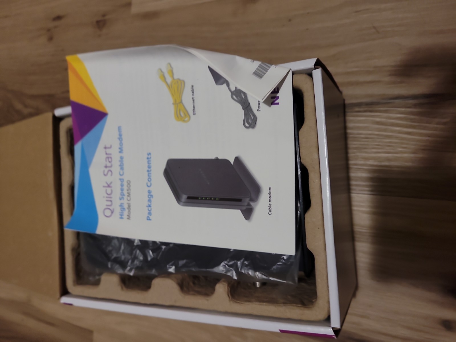 NETGEAR CM500 High Speed Cable Modem 680 MBPS (16×4) DOCSIS 3.0 Black