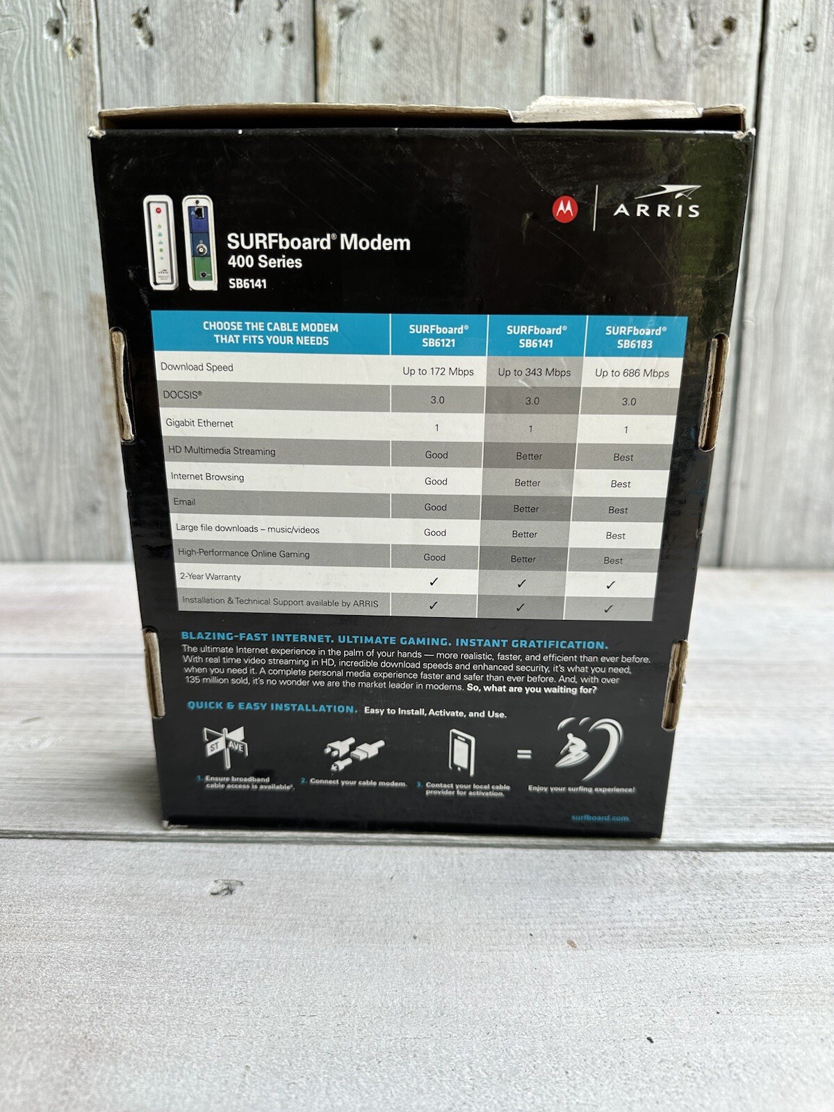 Motorola Arris SB6141 SURFboard Modem 400 Series