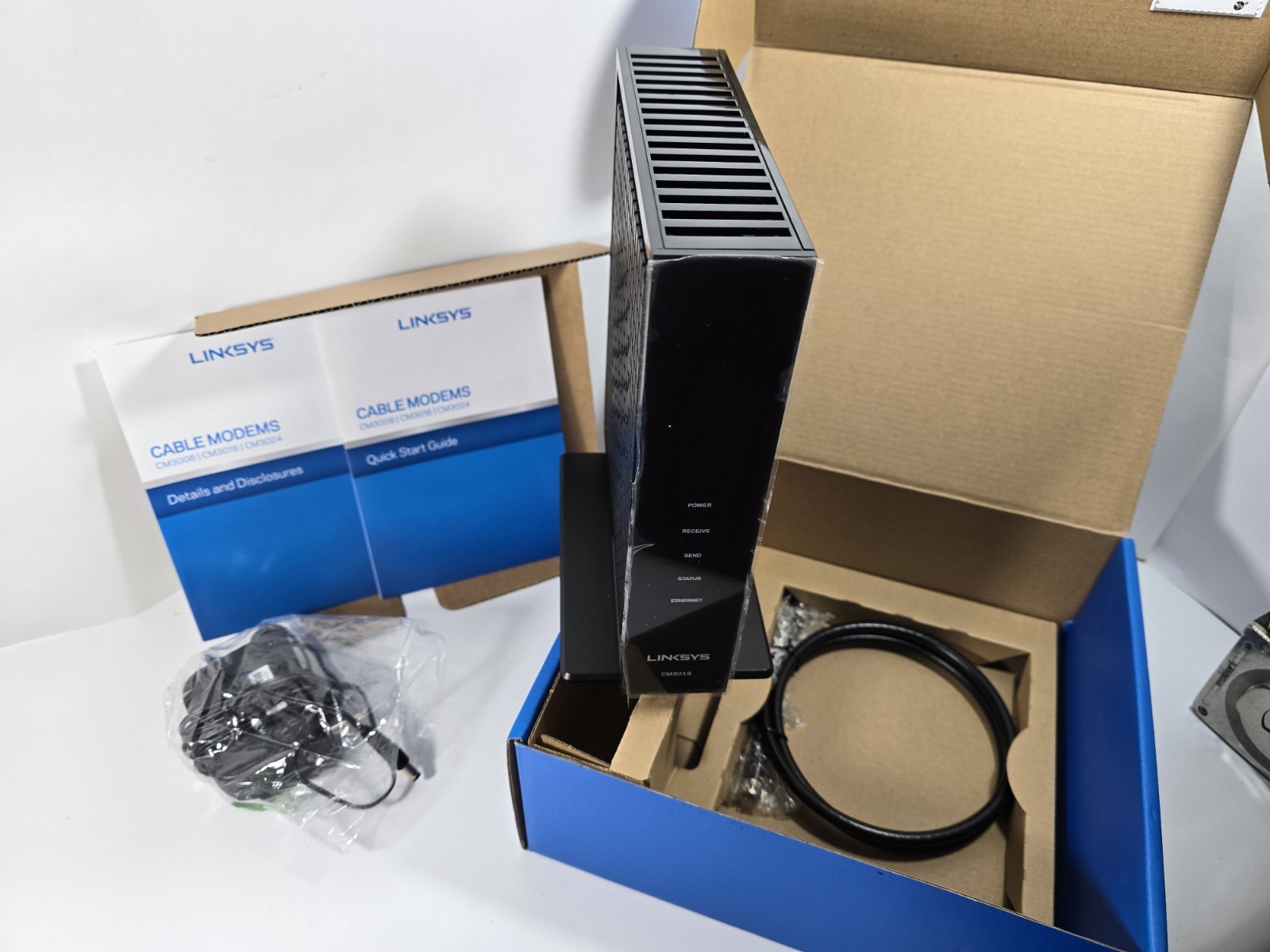 Linksys DOCSIS 3 16×4 Cable Modem (CM3016) Xfinity Spectrum New Open Box