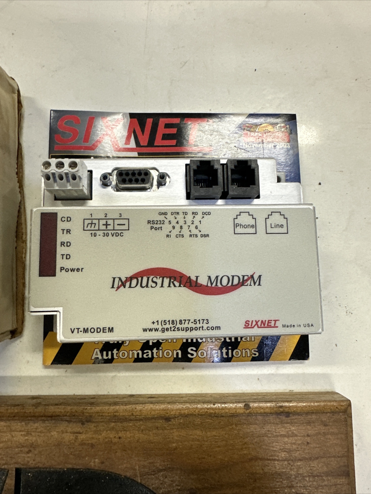 VT-MODEM-1US VTMODEM1US SIXNET INDUSTRIAL NEW NOS