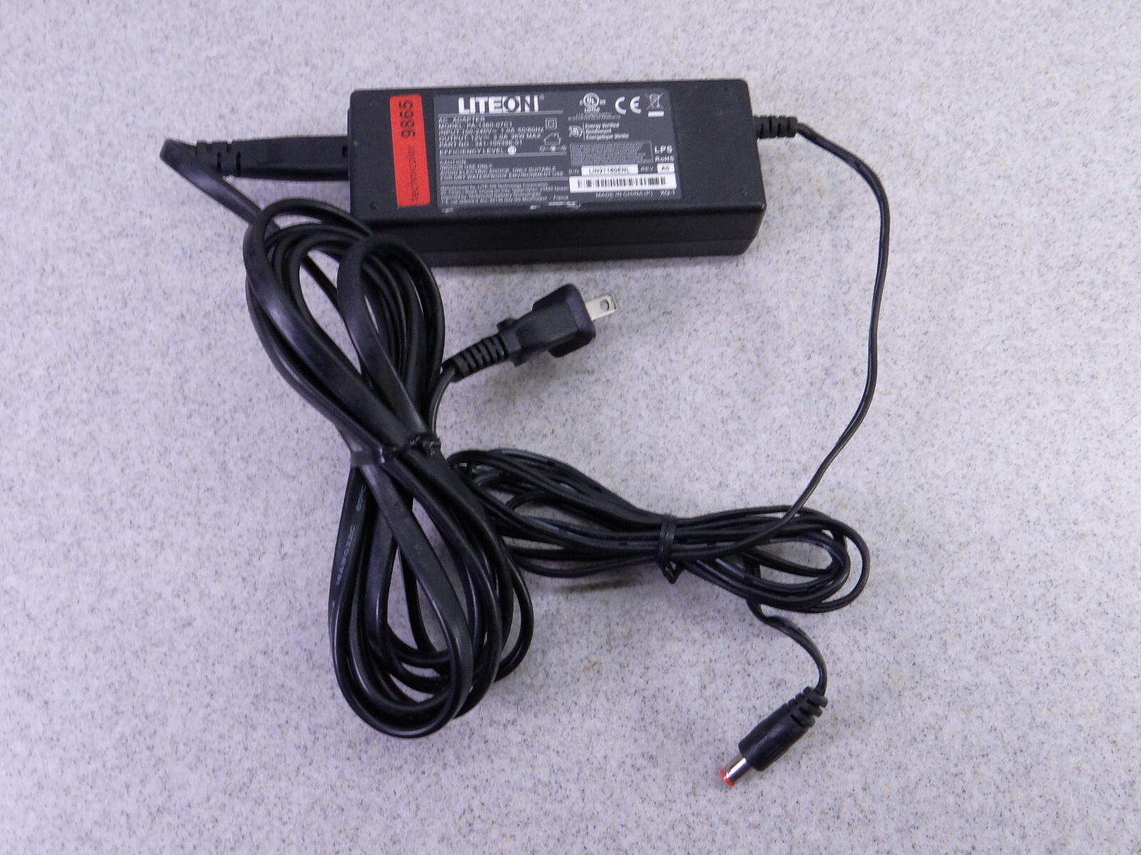 LITEON AC ADAPTER / POWER SUPPLY – MODEL PA-1360-07C1 – 100-240V TO 12V