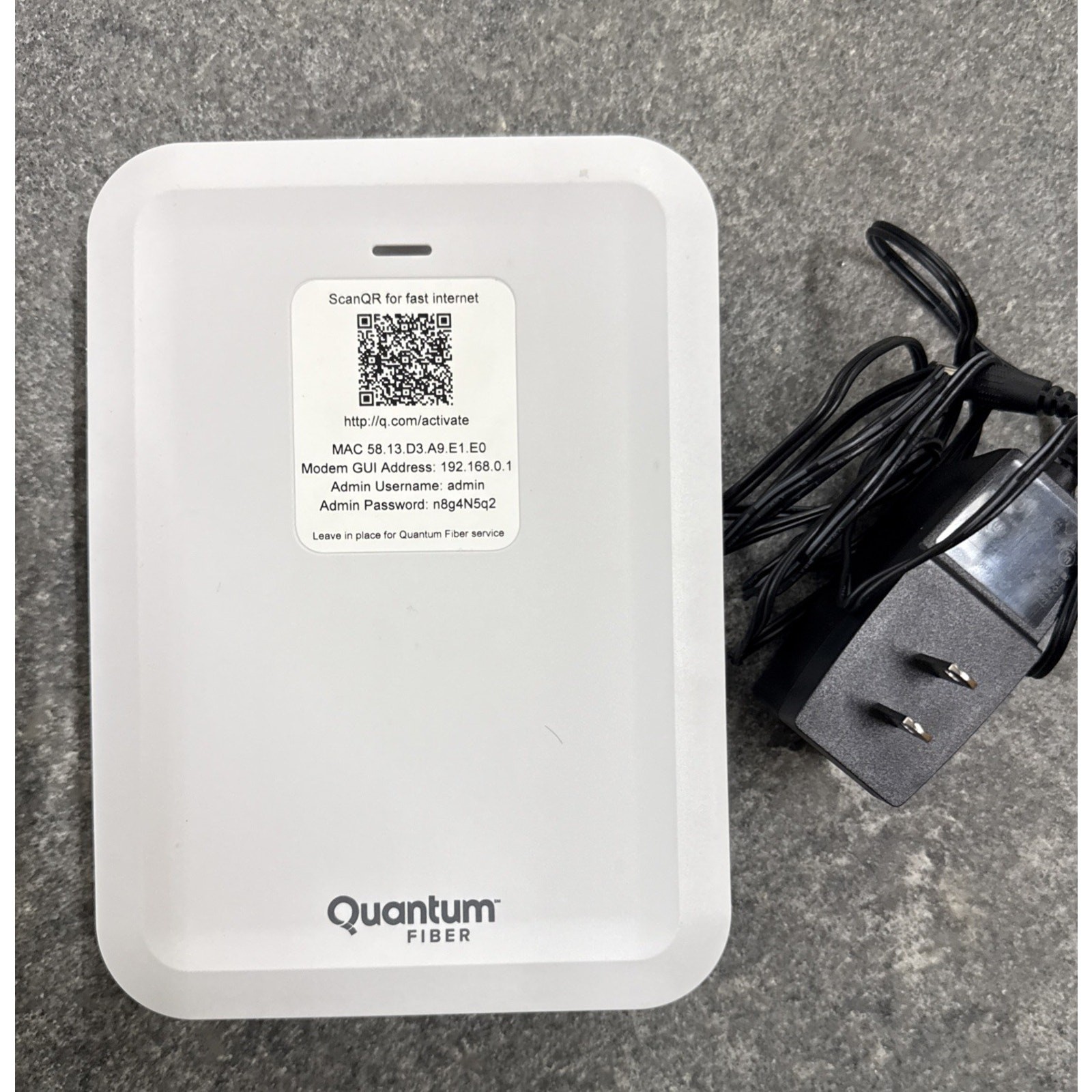 Quantum Fiber C5500XK High Performance Modem