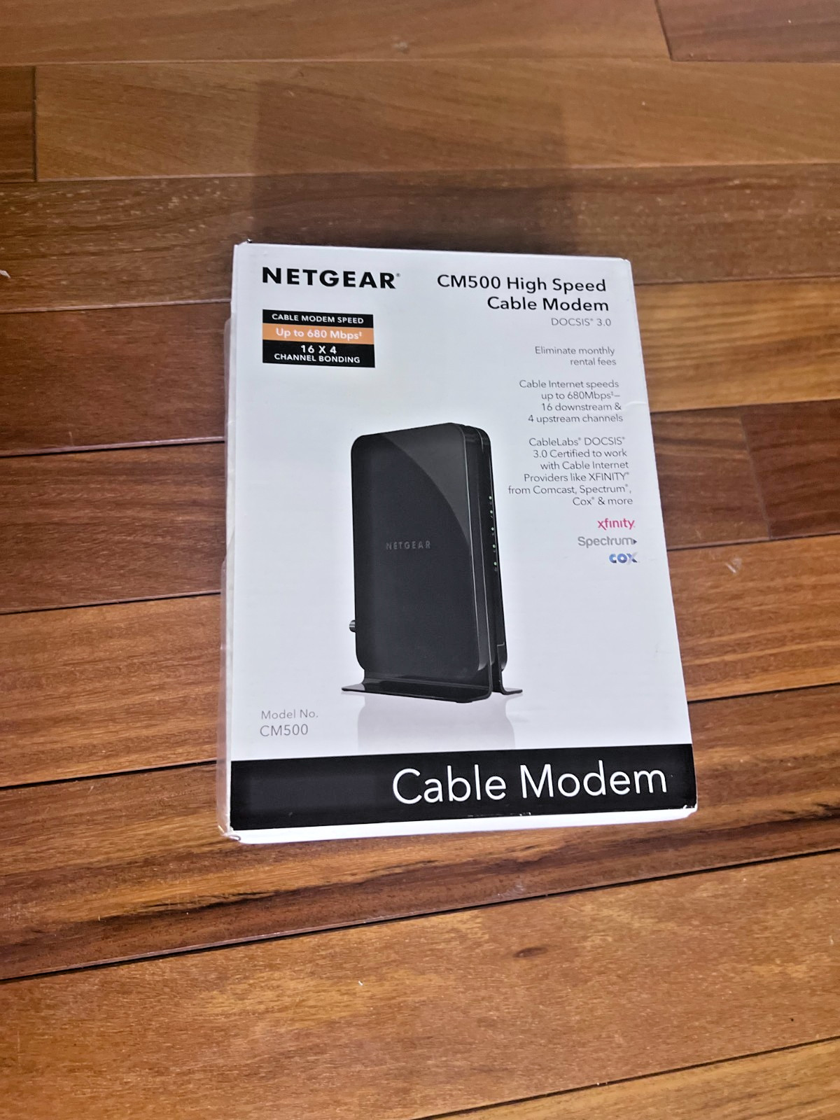 Netgear CM500 DOCSIS 3.0 680Mbps Cable Modem Xfinity Spectrum Cox Internet