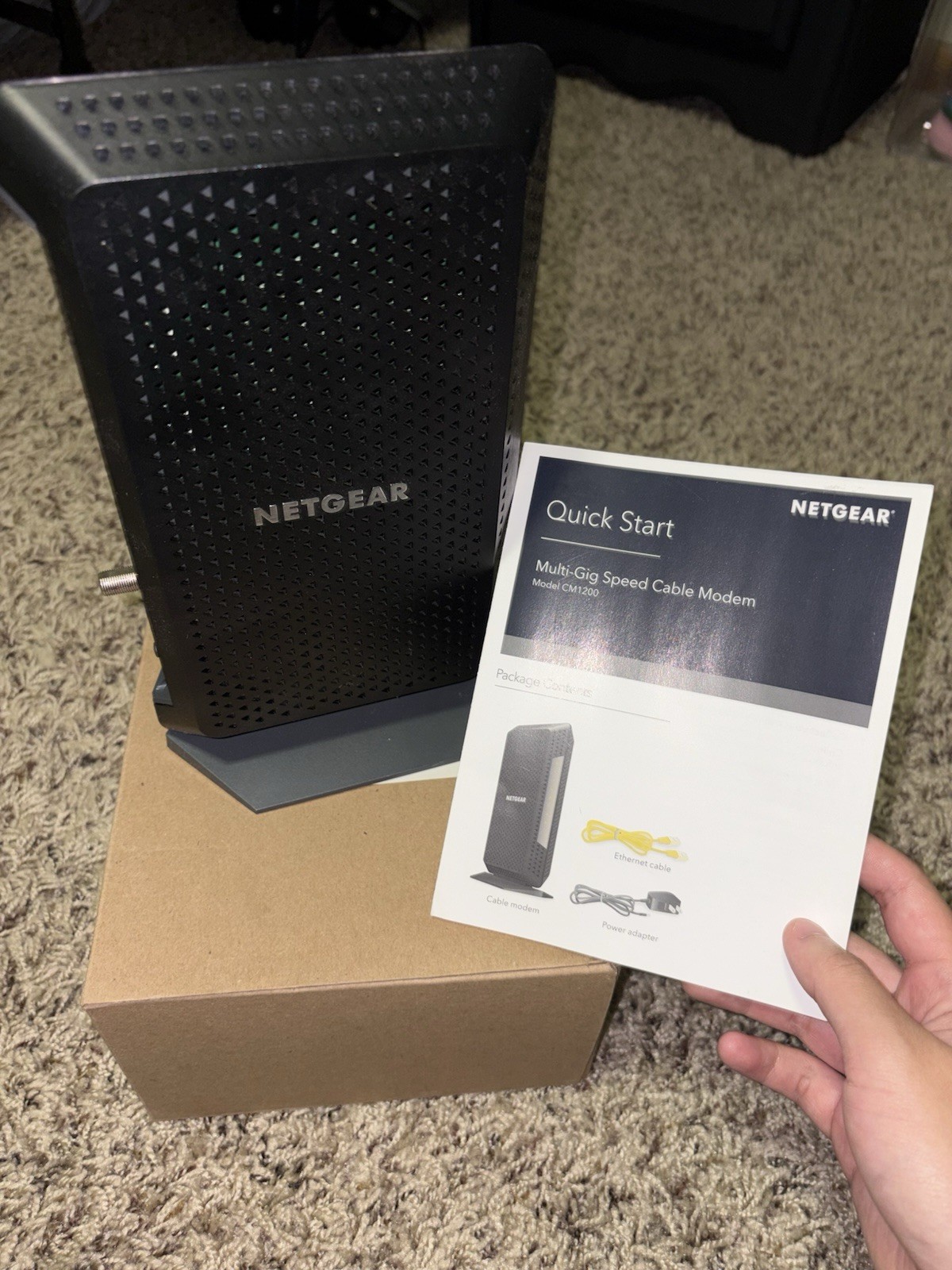 Netgear Nighthawk CM1200-100NAS DOCSIS 3.1 Cable Modem