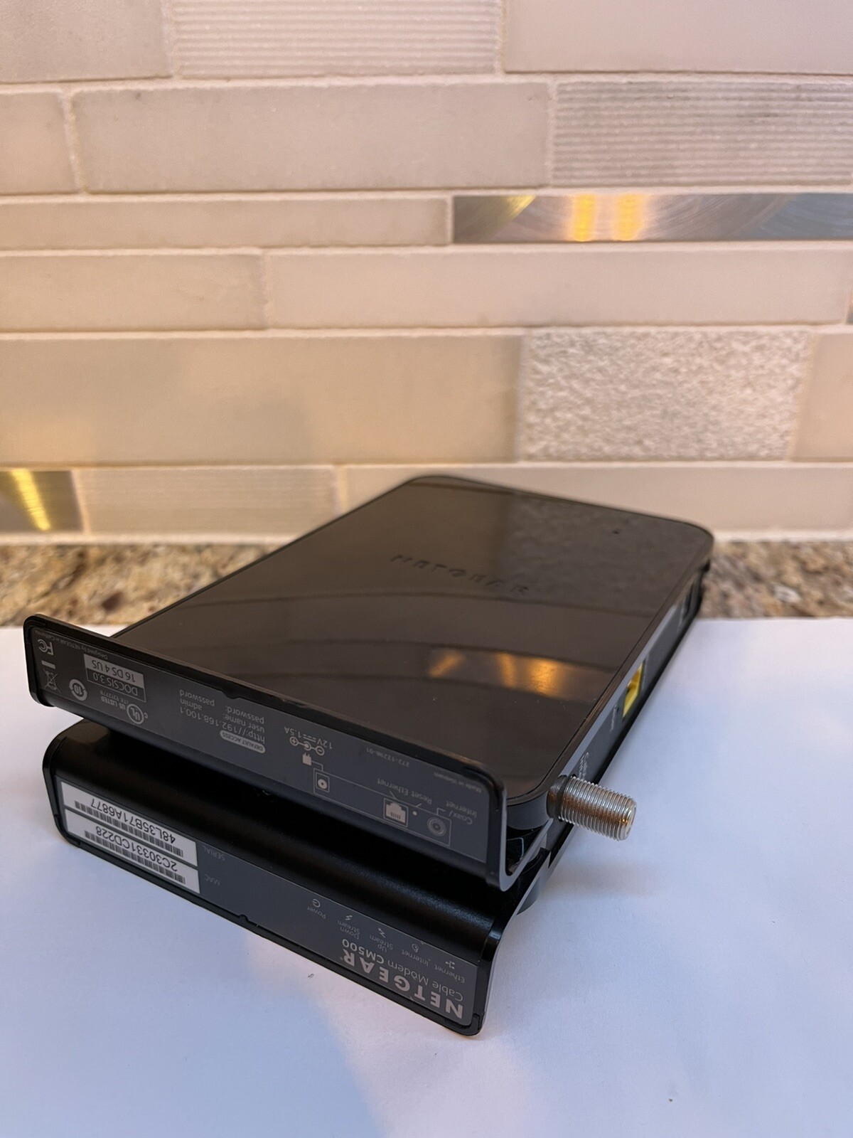 Netgear® CM500 16×4 DOCSIS 3.0 680Mbps High Speed Cable Modem