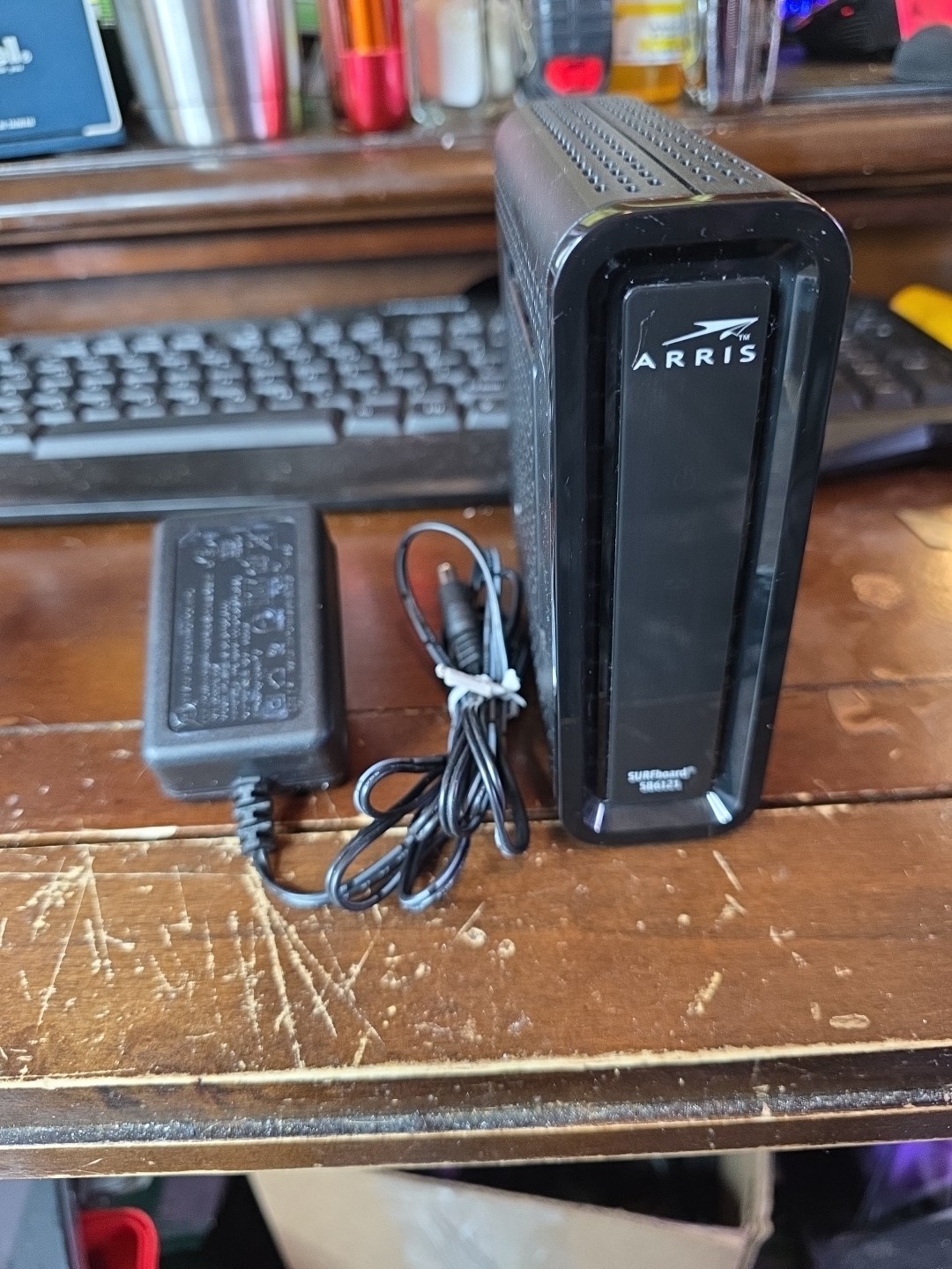 ARRIS SB6121 SURFboard AC1600 Dual-Band Cable Modem Router – Black TESTED