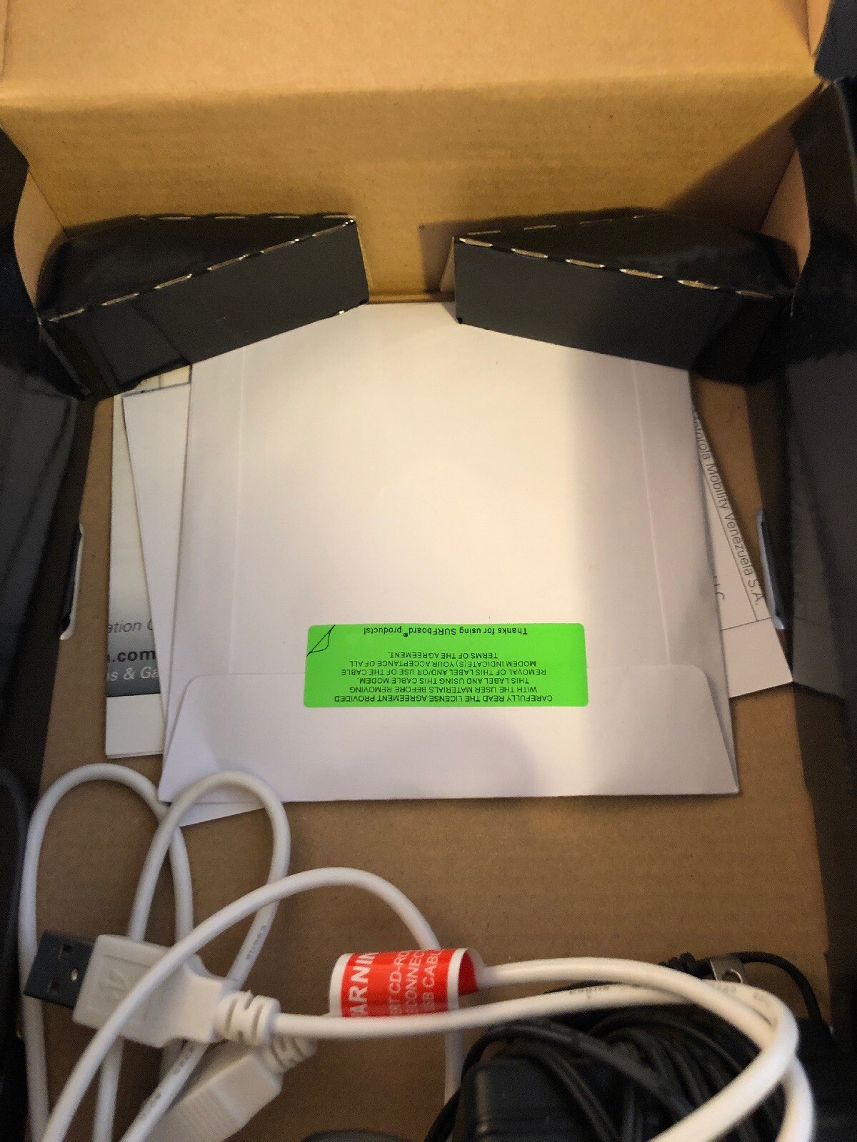 Motorola SURFboard SB5101U Cable Modem Black Excellent DOCSIS 2.0 Ethernet USB
