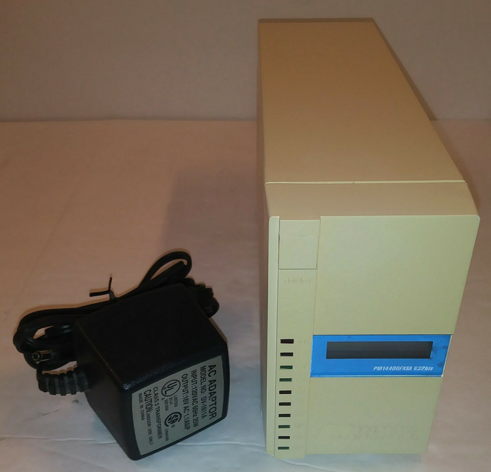 Practical Peripherals 14400FXSA External Modem V32Bis-w/Box, Power Supply-NICE