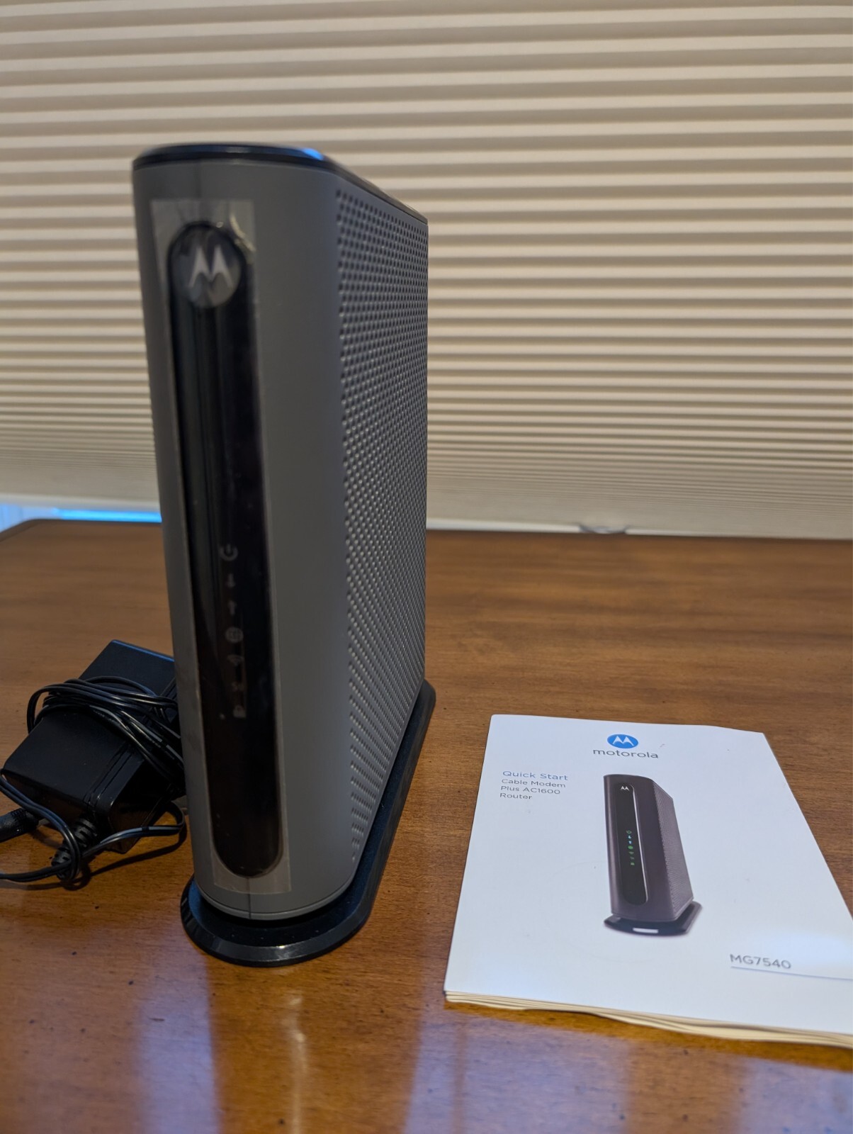 Motorola MG7540 16×4 Cable Modem + AC1600 Router Dual Band 3.0 Black