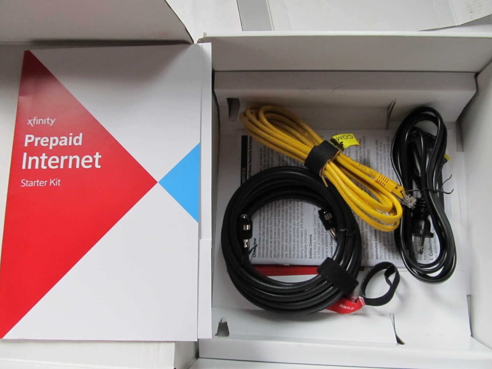 XFINITY Internet Prepaid Starter Kit Arris TG862G router