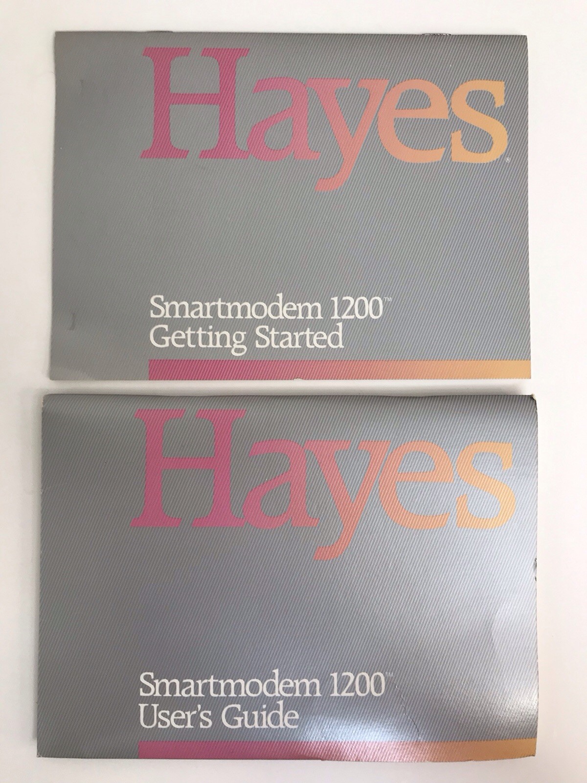 Hayes Microcomputer Smartmodem 1200 PC Modem w/ AC Adapter Power Works