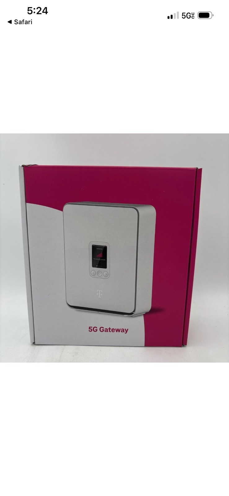 T-Mobile Gateway 5G – G5AR-1 Kit – White – -NEW In Box Free Ship with mesh ext