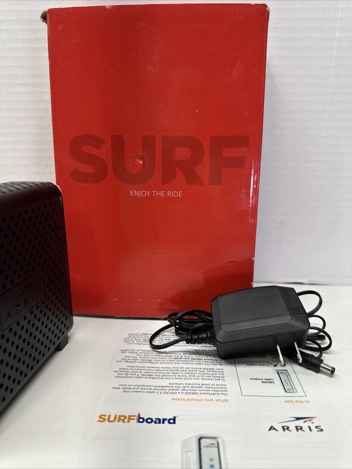 ARRIS SURFboard SB6183 Cable Modem 16×4 Channels DOCSIS 3.0 – Black