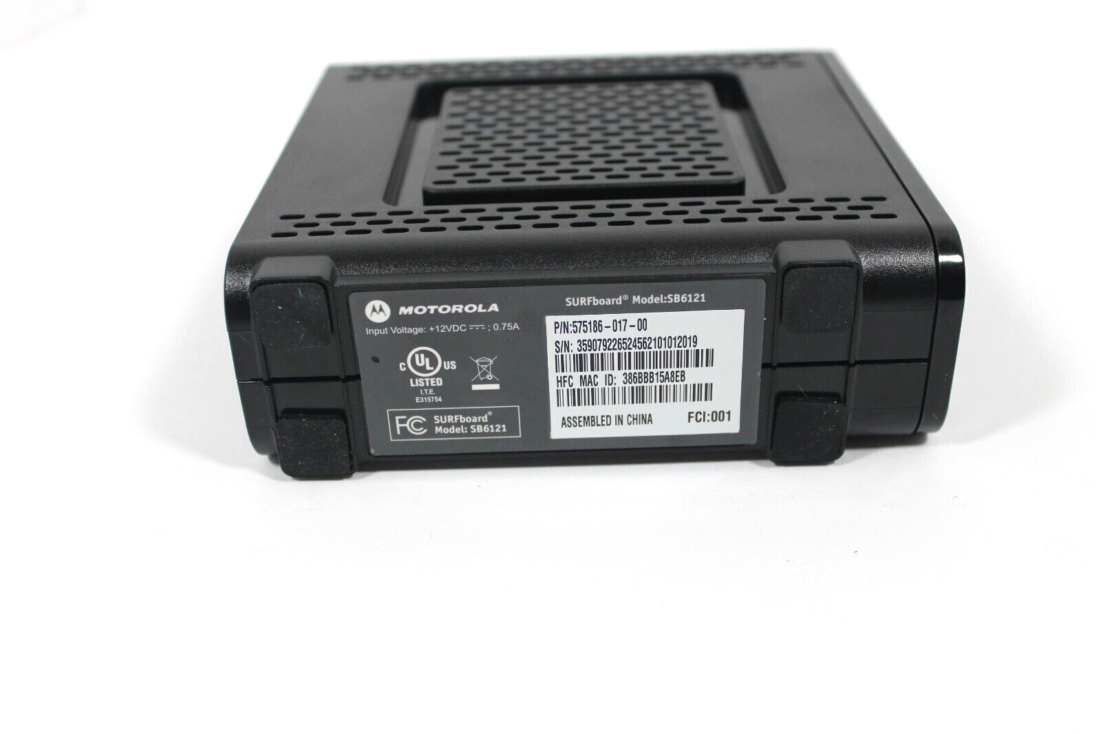Motorola Surfboard SB6121 Cable Modem DOCSIS 3.0 – Pre-owned