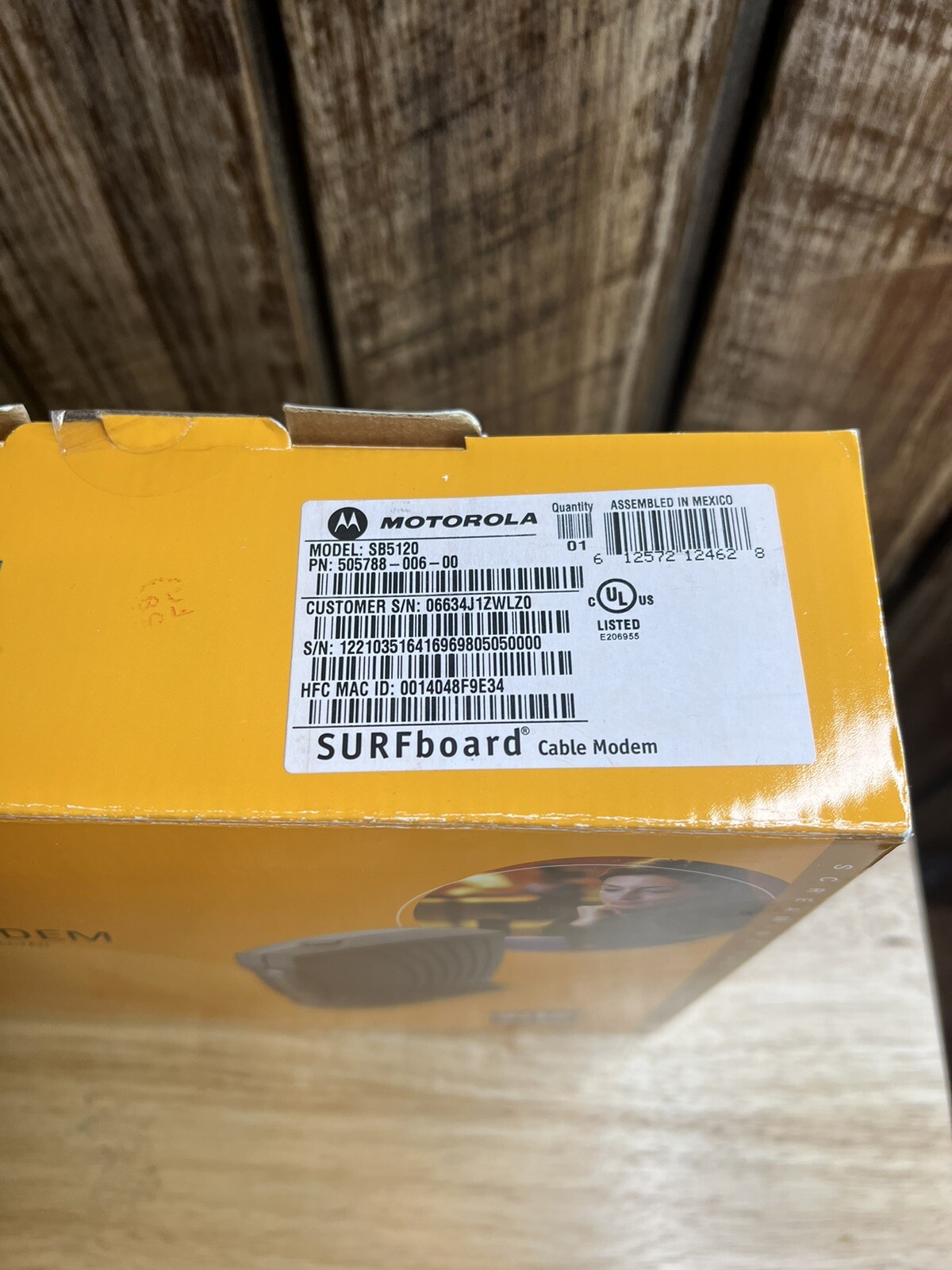 NEW Motorola SURFboard SB5120 Cable Modem Open Box