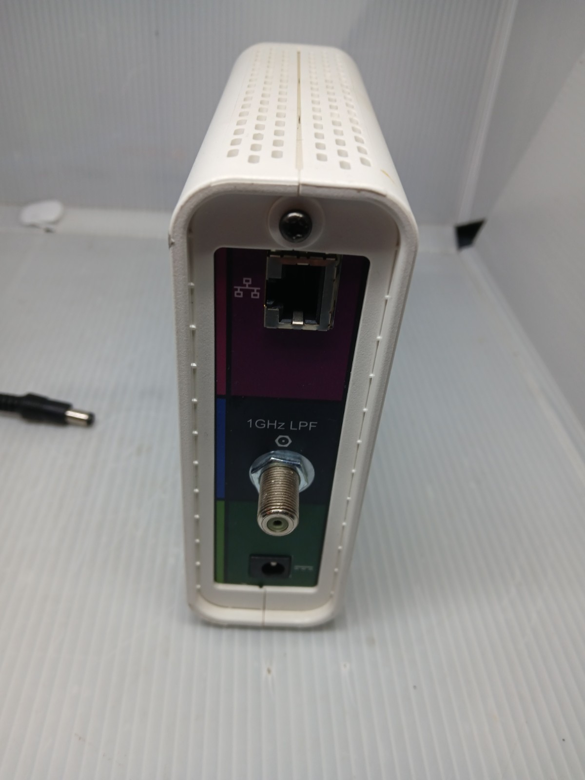 ARRIS SB6141 White Surfboard DOCSIS 3.0 Cable Modem With Power Cable Tested