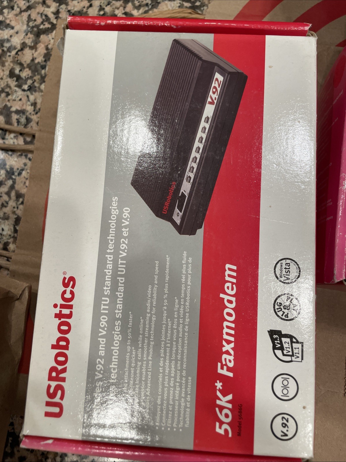 USRobotics 56K Faxmodem 5686G USR5686G 56 Kbps Modem