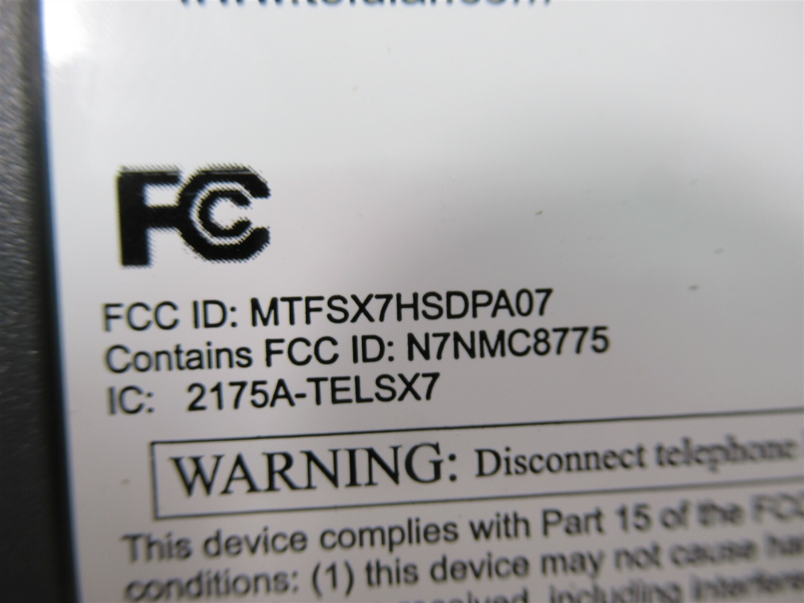Fixed Wireless Terminal Telular High Speed Data Modem SX7M-455G HSDPA AT&T