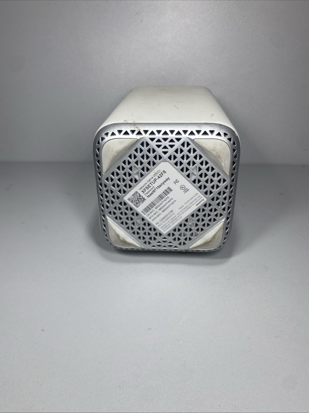 Xfinity XB7-T Gigabit Modem WiFi Router No Power Cord