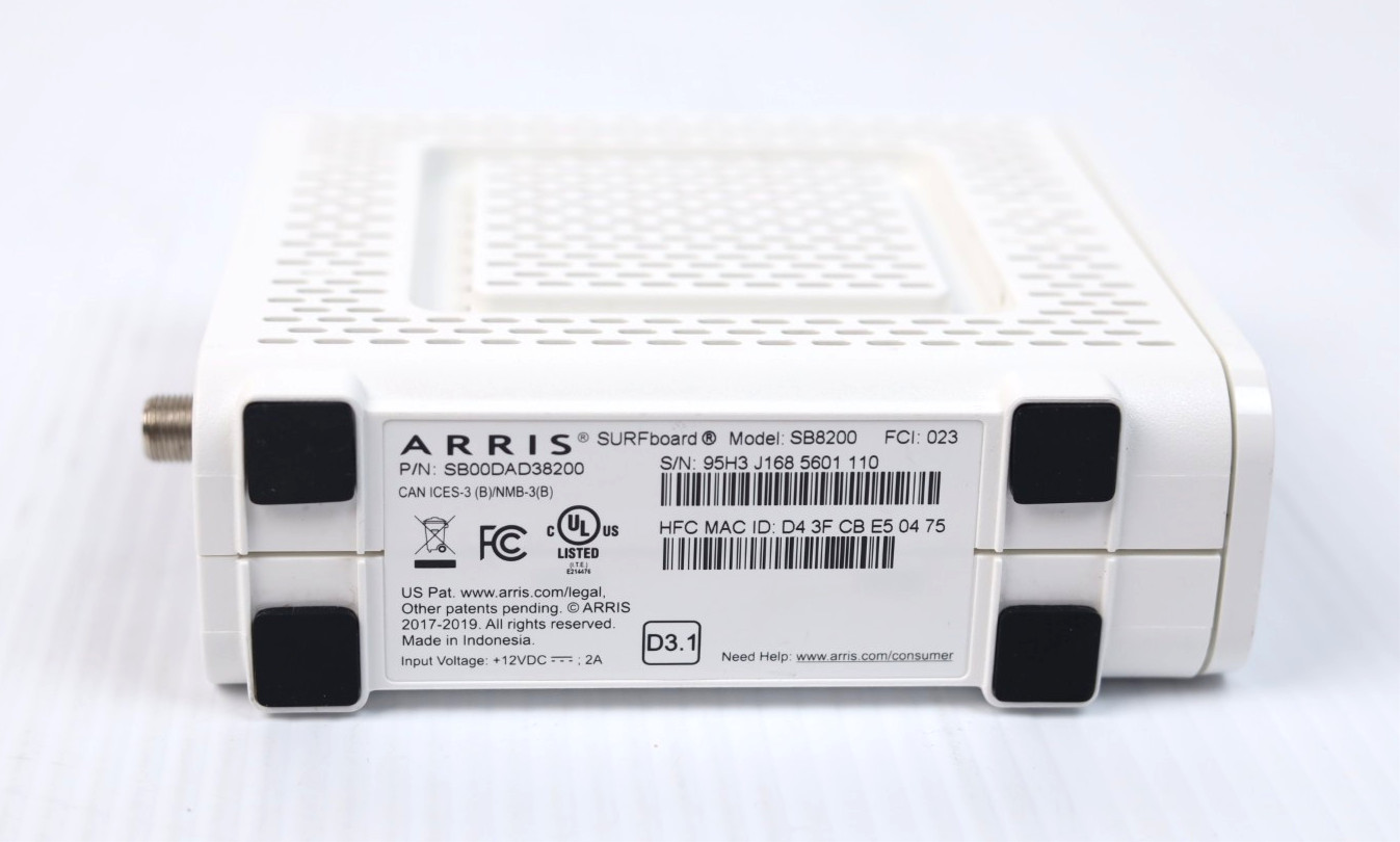 ARRIS SB8200 Cable Modem Fast DOCSIS 3.1 32×8 Gigabit Cable Modem r912