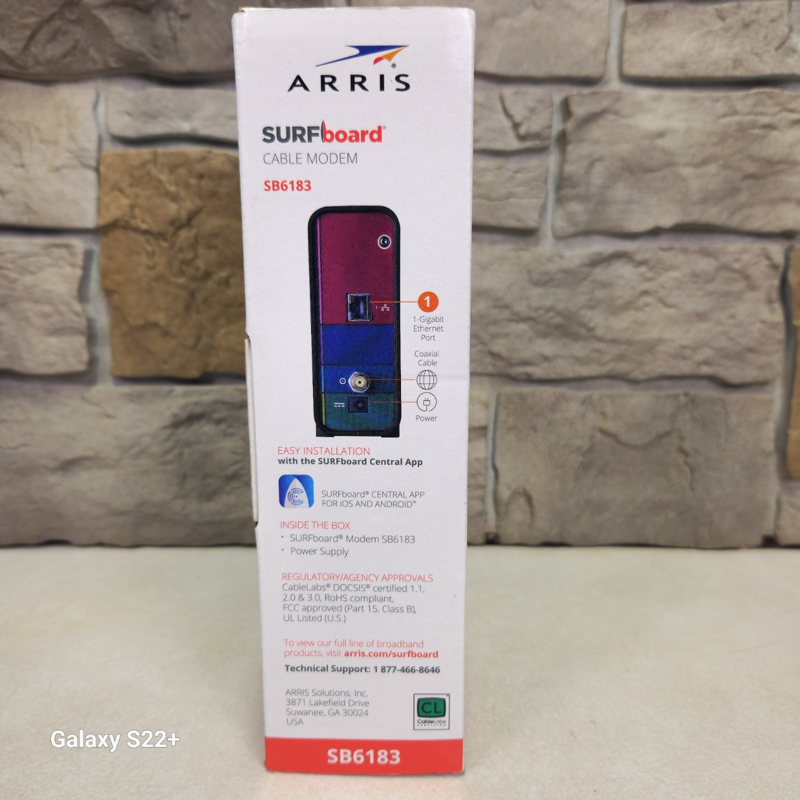ARRIS SURFboard SB6183 DOCSIS 3.0 Cable Modem CIB Xfinity Spectrum Cox Tested