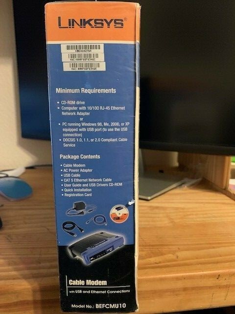Linksys BEFCMU10 USB Etherfast Cable Modem