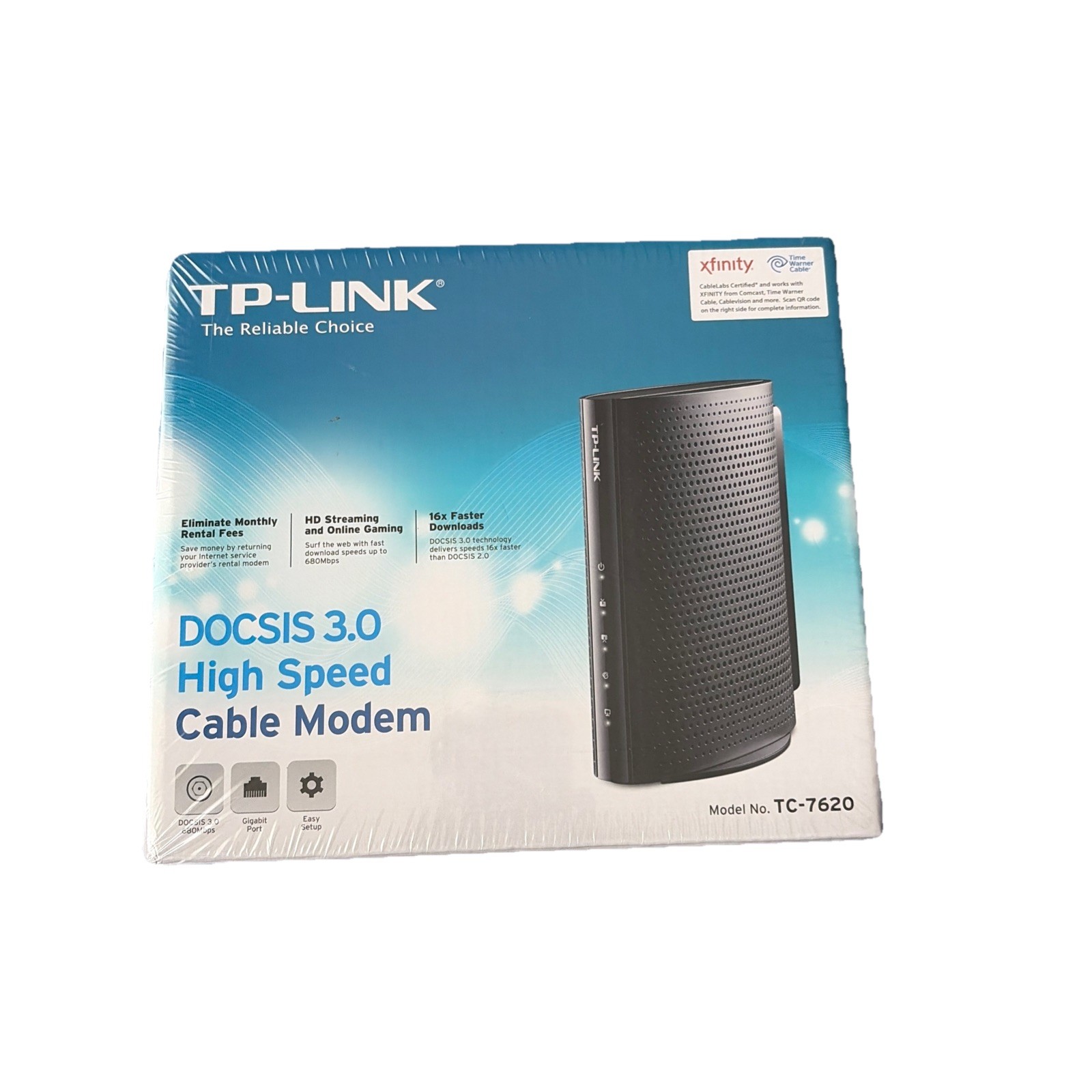 TP-LINK TC-7620 680Mbps Cable Modem