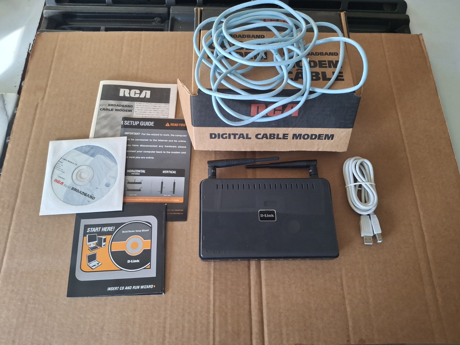 Cable Modem Digital Broadband RCA Model DIR-628 D-LINK