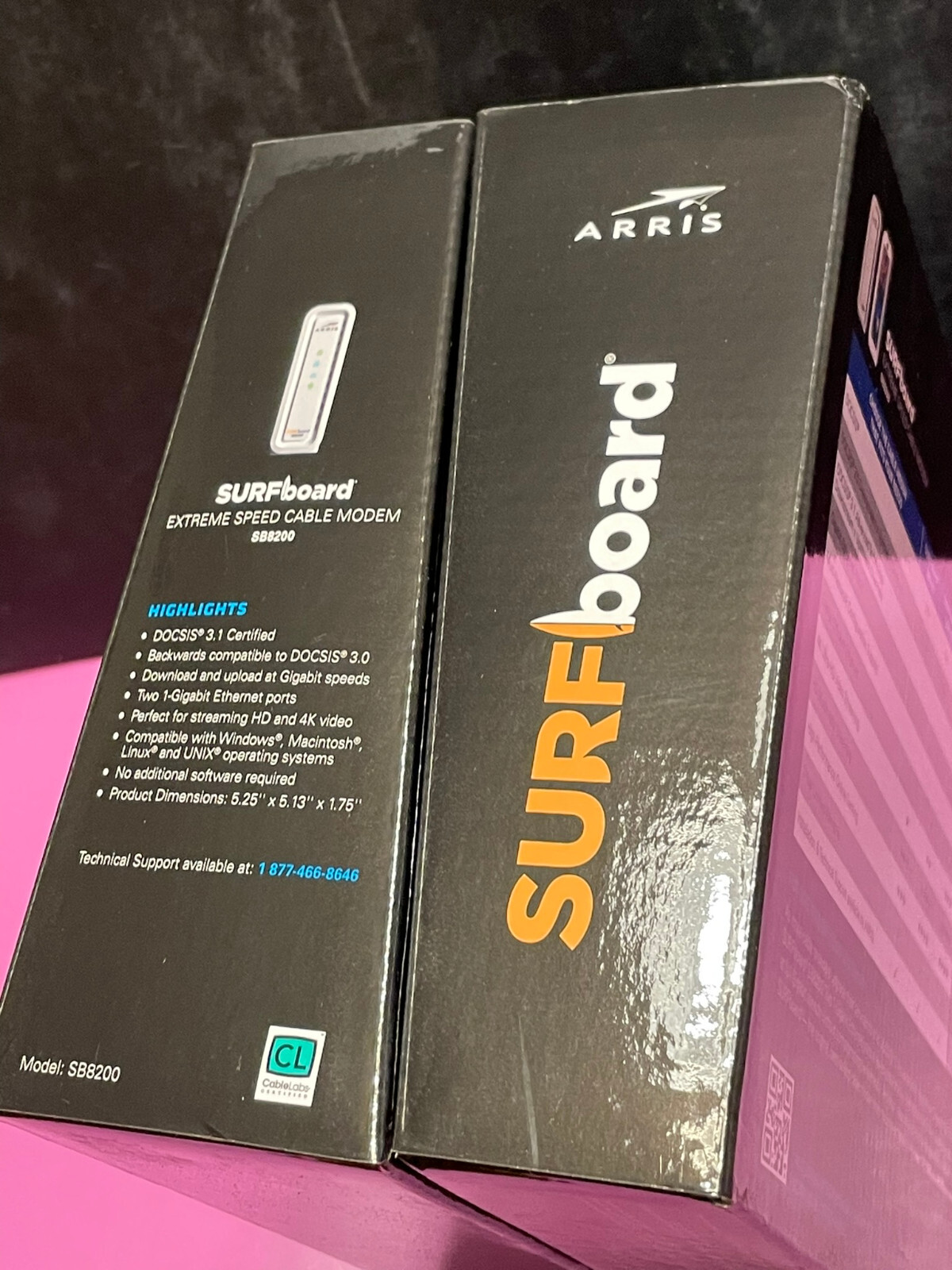 ARRIS SURFboard SB8200 DOCSIS 3.1 Cable Modem – Open Box Tested – Sync Verified