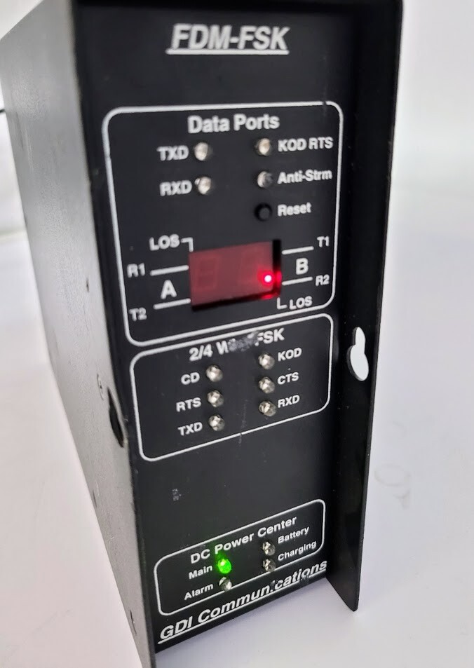 GDI Communications FDM-FSK Fiber Optic Modem