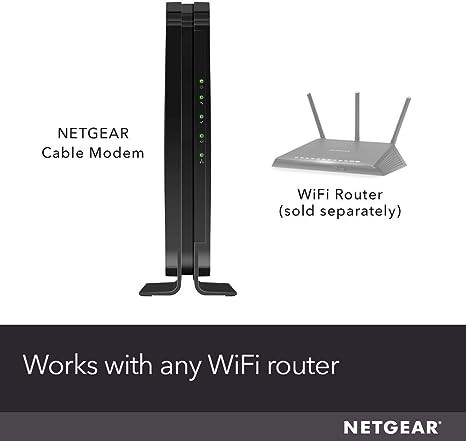 NETGEAR Cable Modem Compatible with all Cable Providers – Scratch & Dent