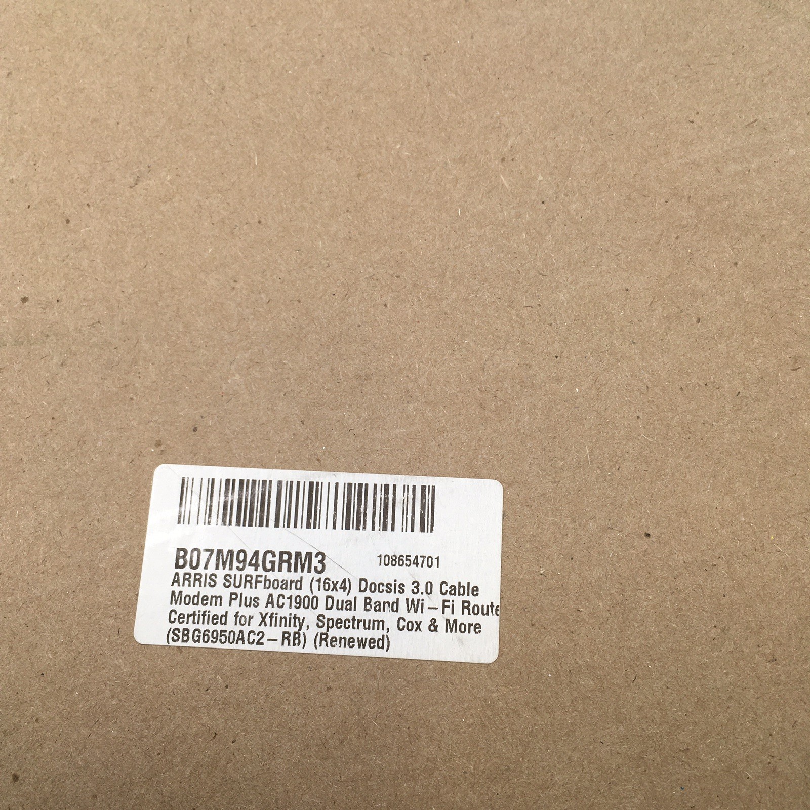 ARRIS Surfboard SBG6950AC2 Cable Modem & Wi-fi Router With McAfee, Open Box